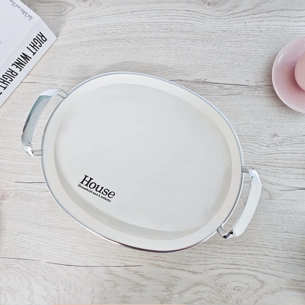 Bandeja Decorativa detalles Plata