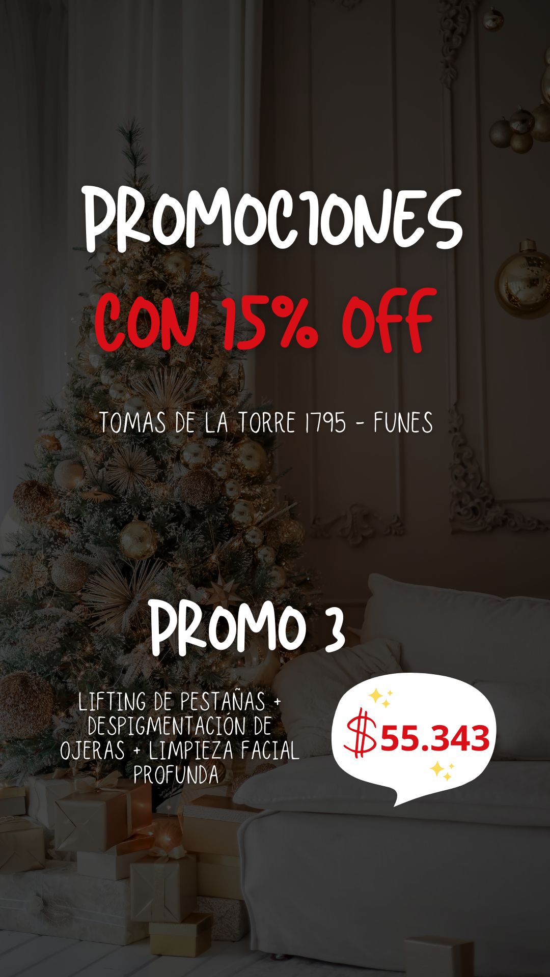 Promo 3: Lifting de pestañas + Tratamiento Ojeras + Facial