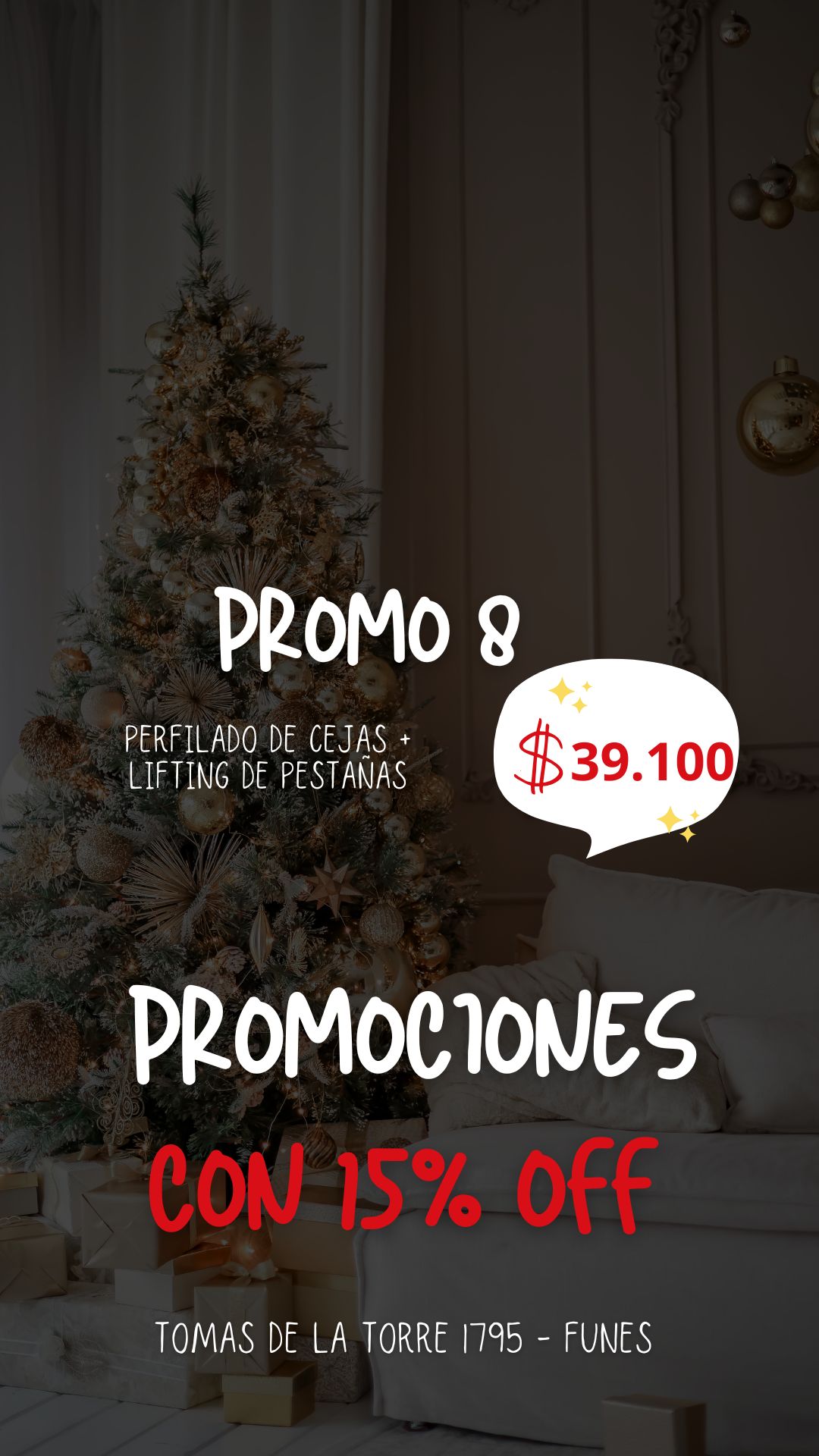 Promo 8: Perfilado de cejas y lifting de pestañas