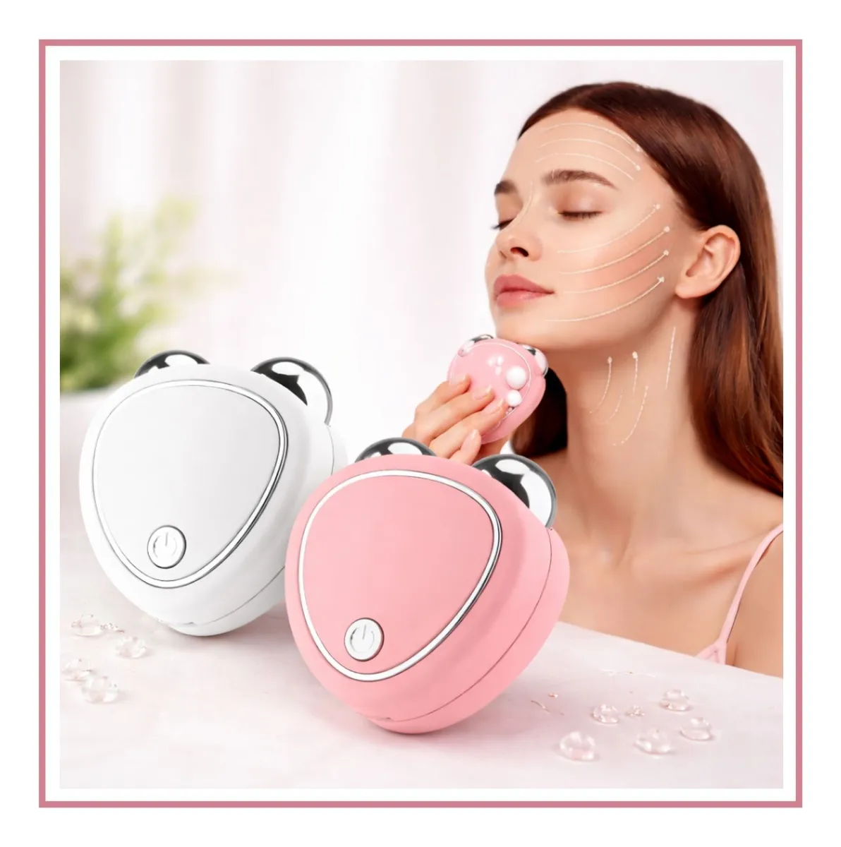 Masajeador Facial Microcorriente para el rostro