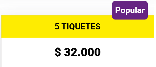 5 TICKETS