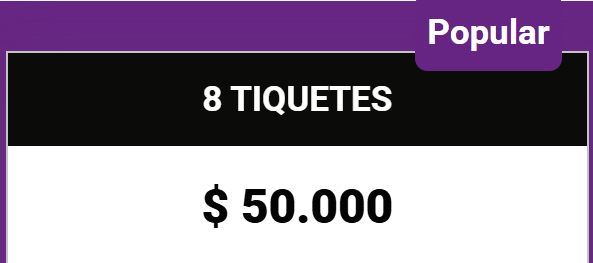8 TICKETS