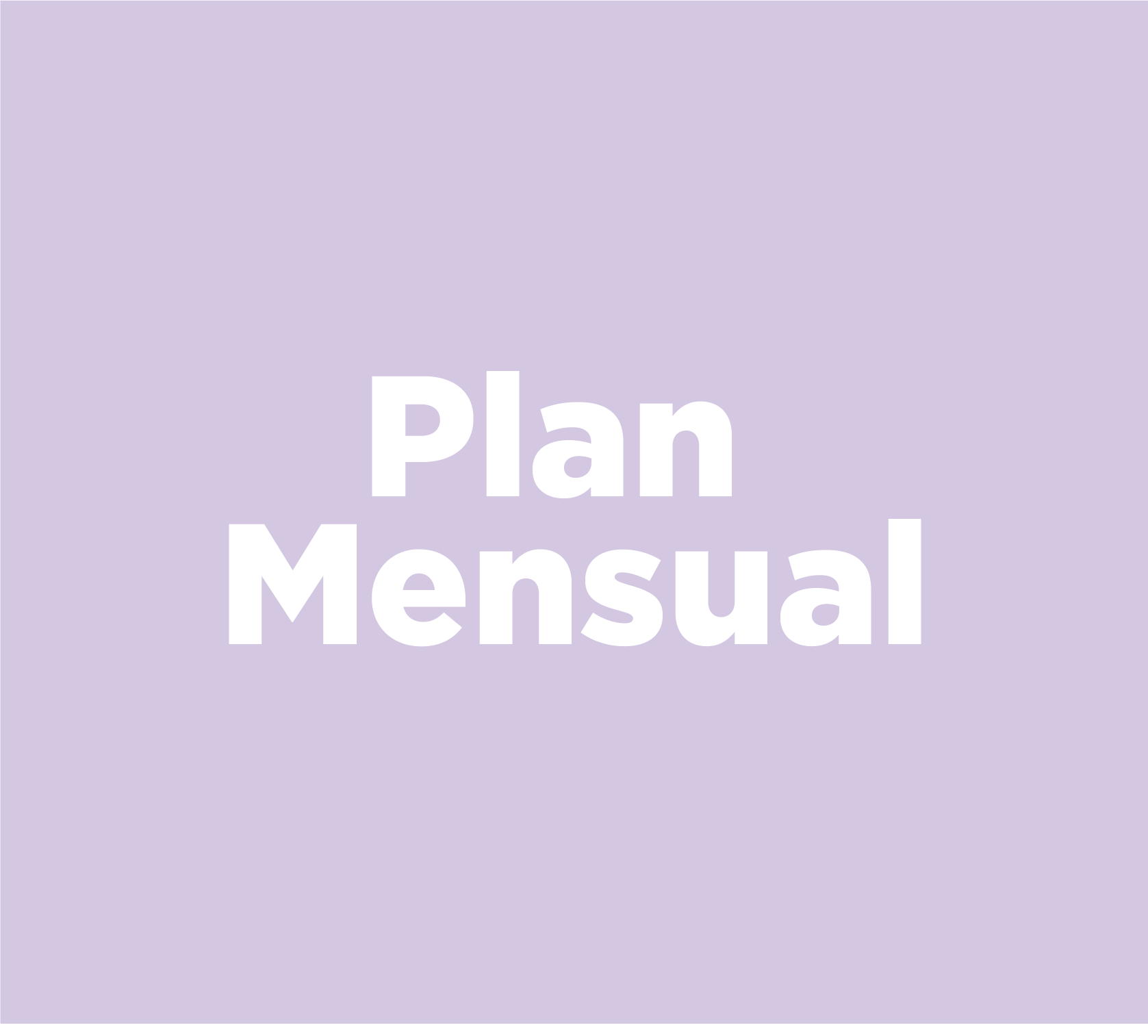 Plan Mantenimiento
