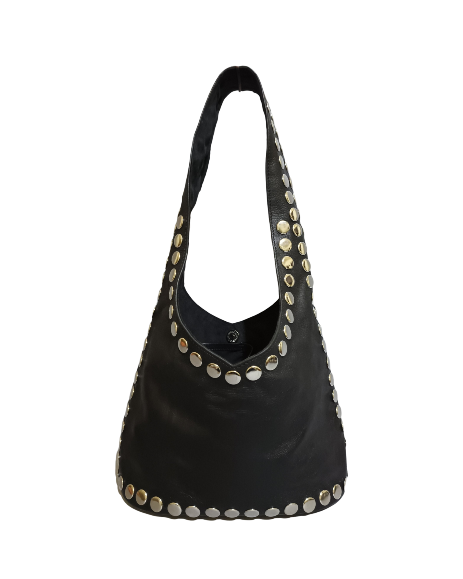 Black Studded Handbag