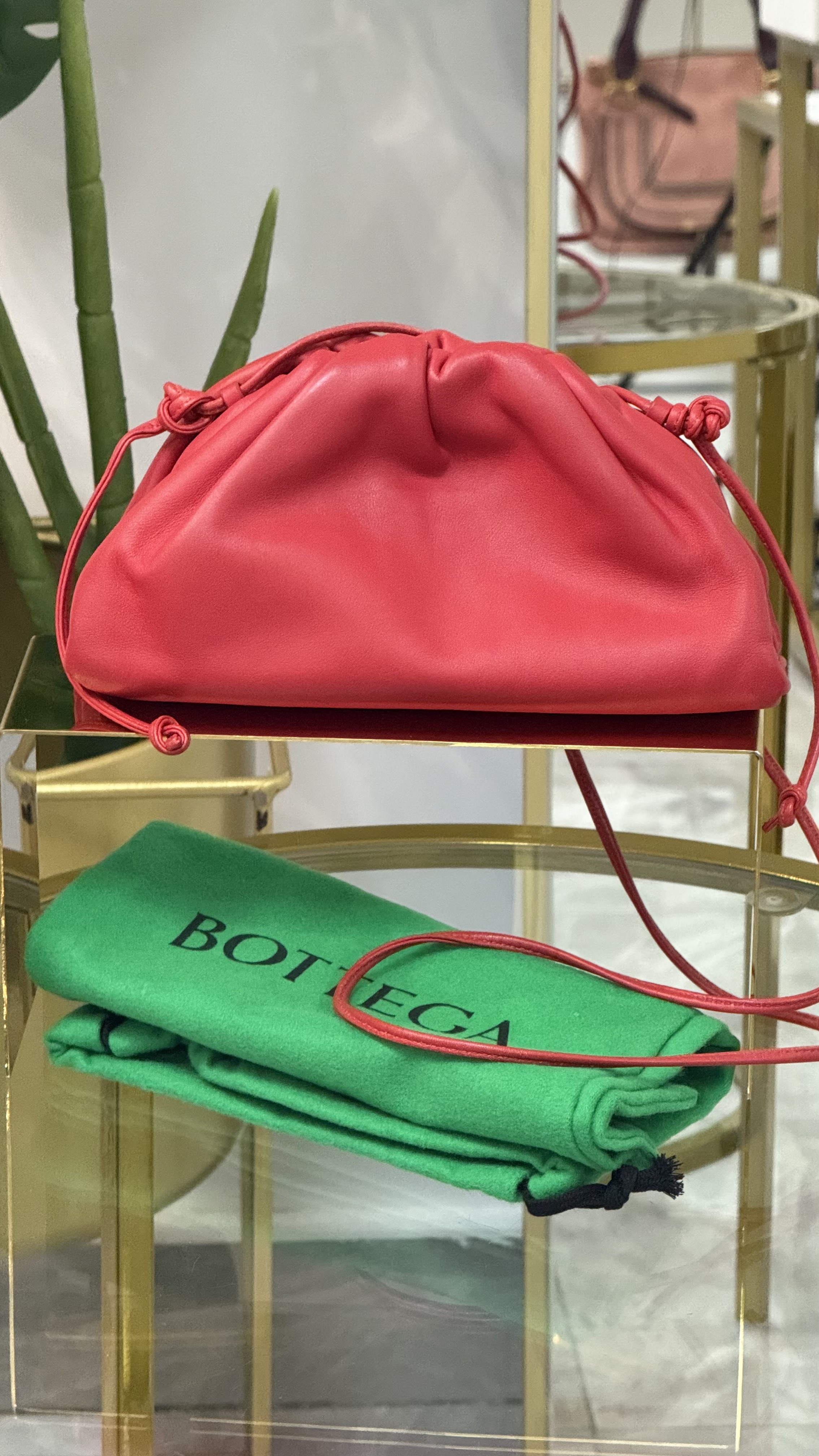 BOTTEGA VENETA CROSSBODY ROJO