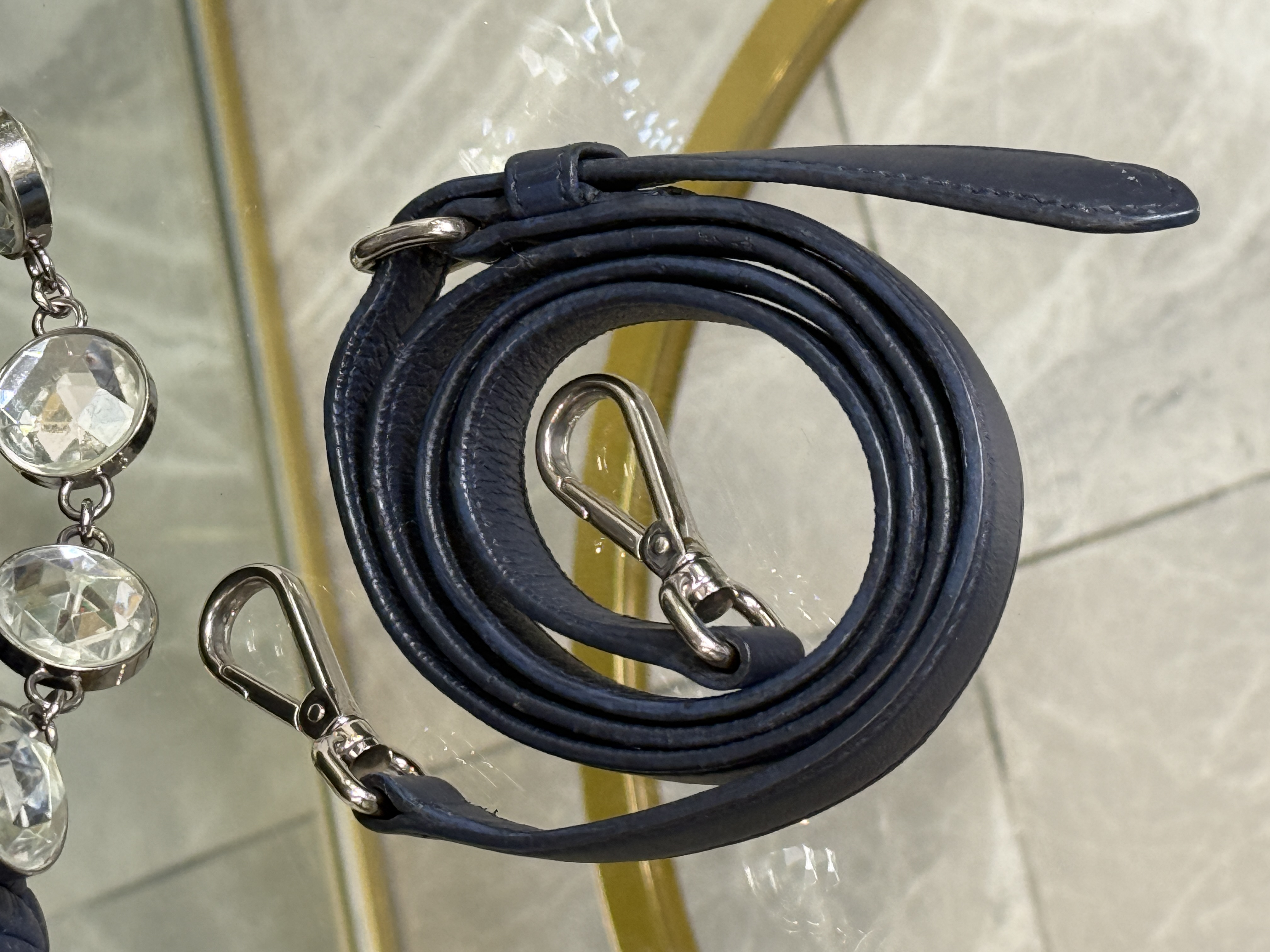 MIU MIU CROSSBODY TOTE AZUL