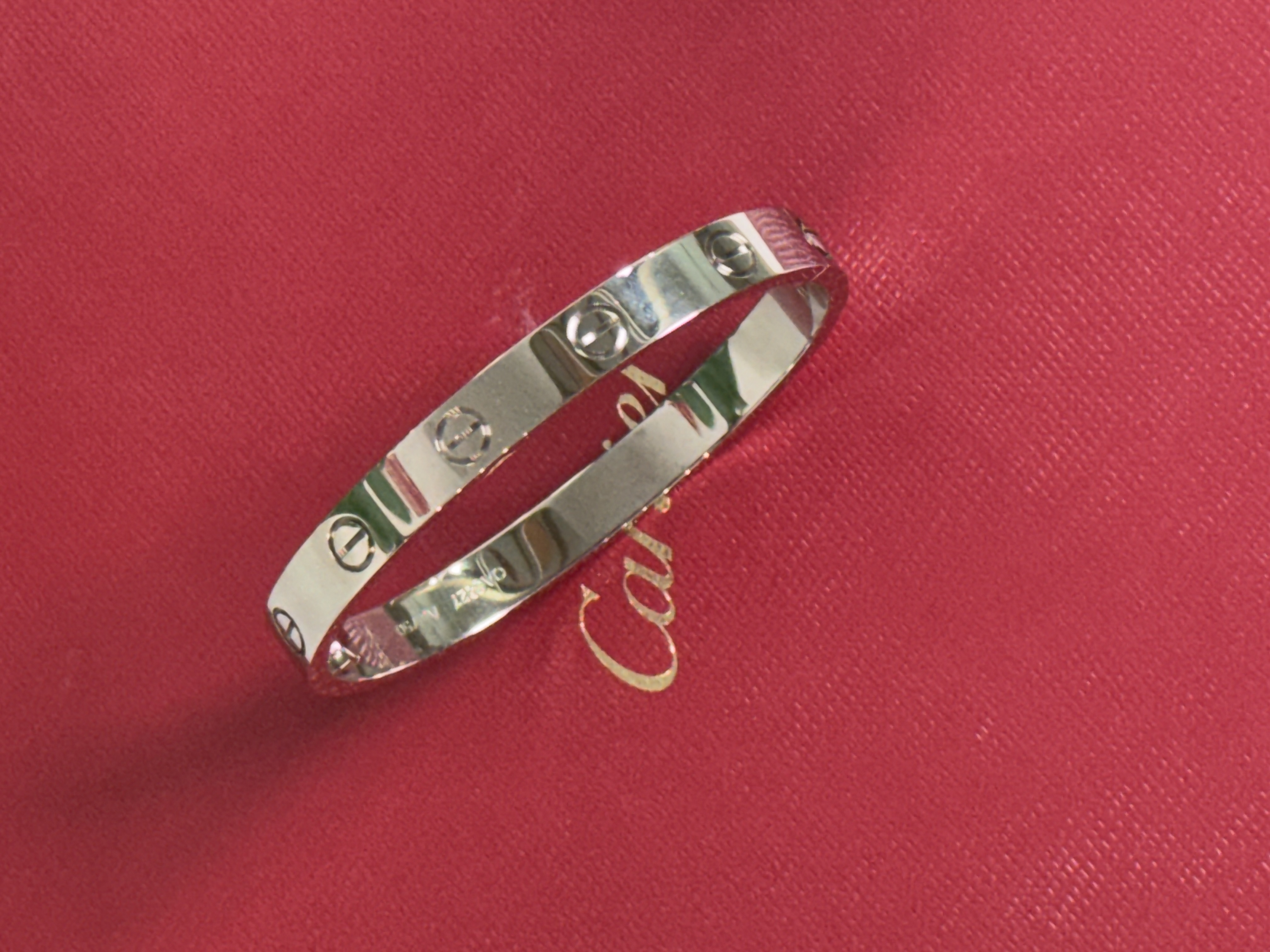 CARTIER LOVE ORO BLANCO TAMAÑO 15 (S/XS) SIN USO
