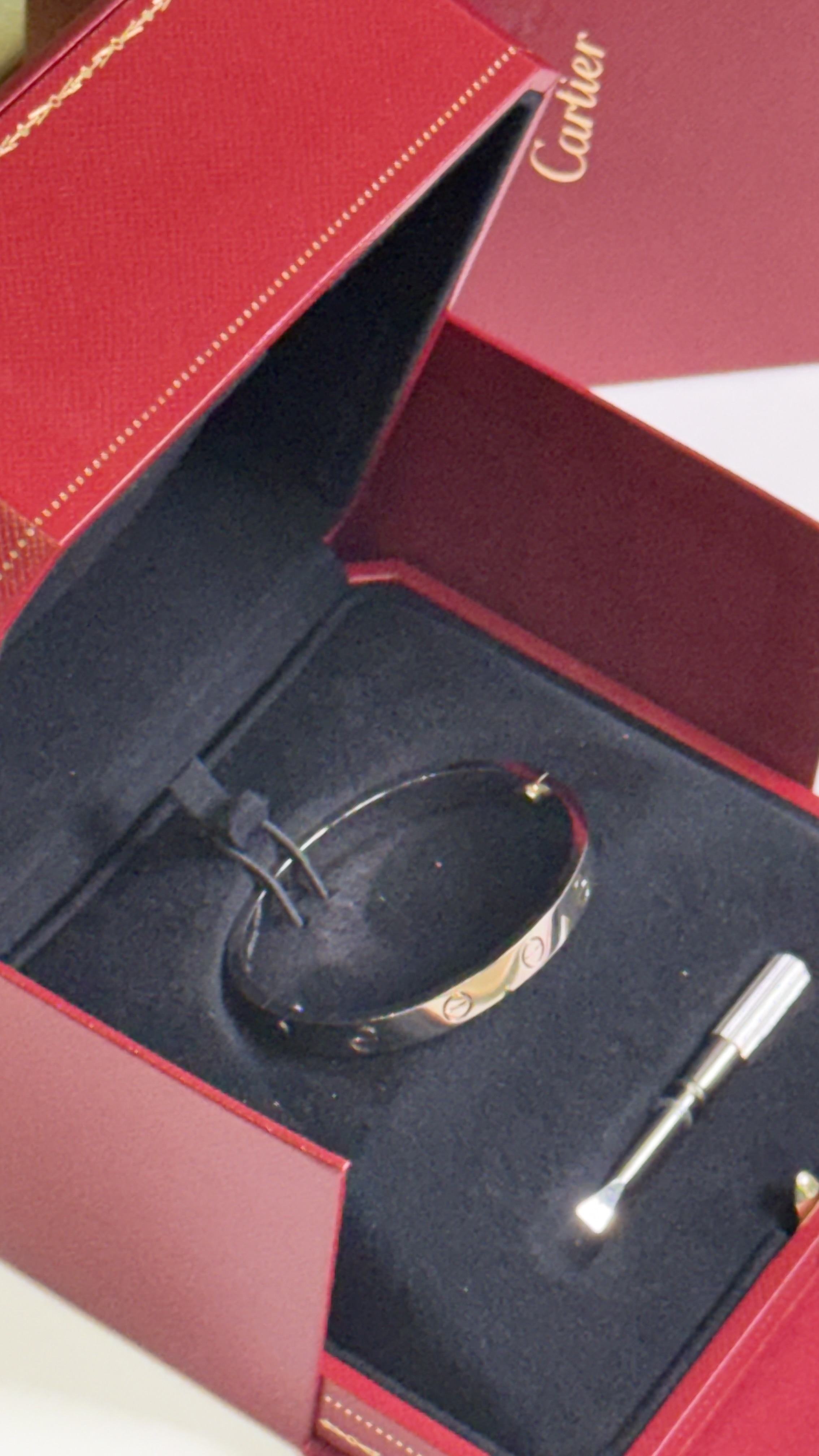 CARTIER LOVE ORO BLANCO TAMAÑO 15 (S/XS) SIN USO