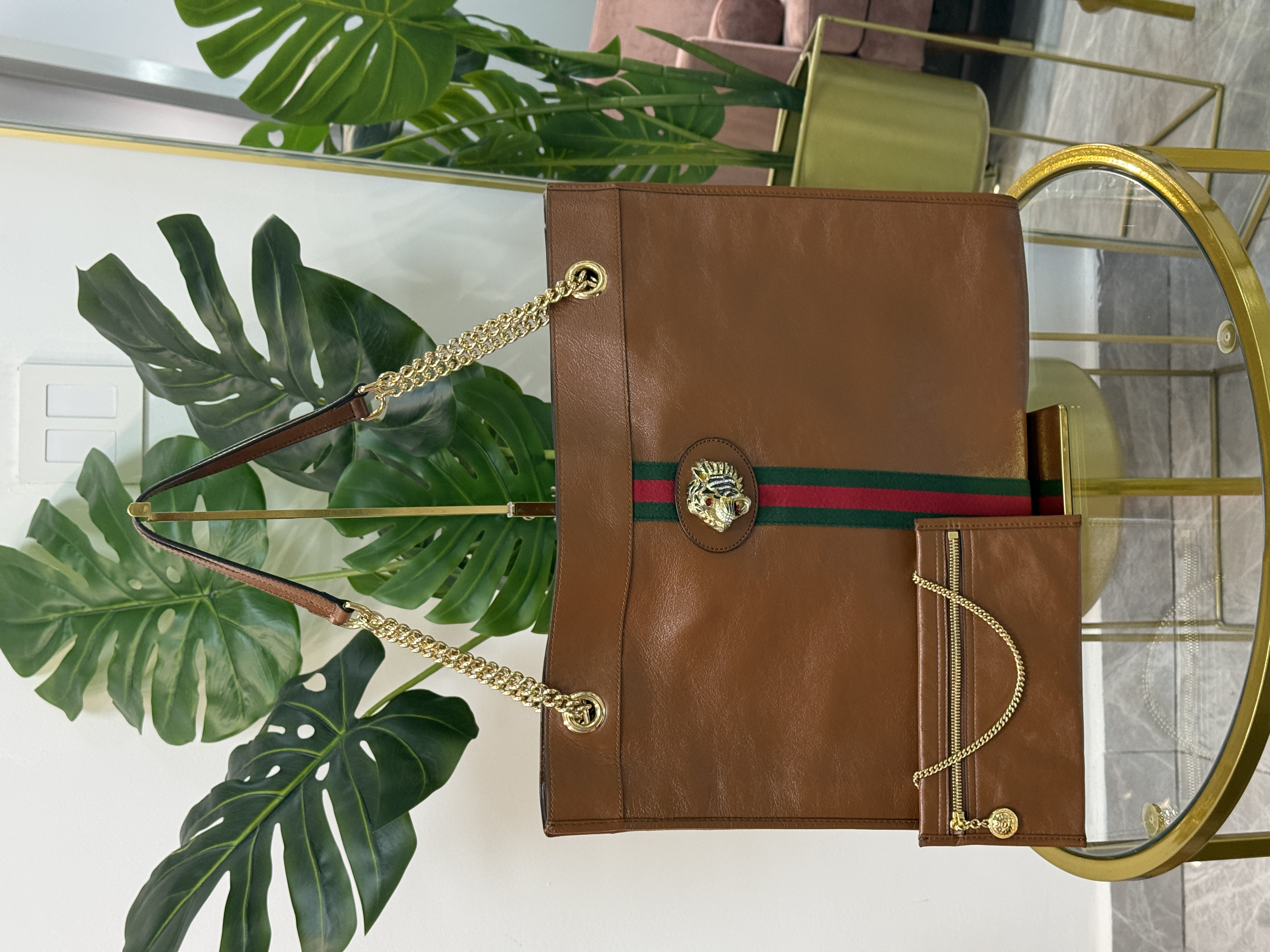 GUCCI RAJAH TOTE CAMEL SIN USO