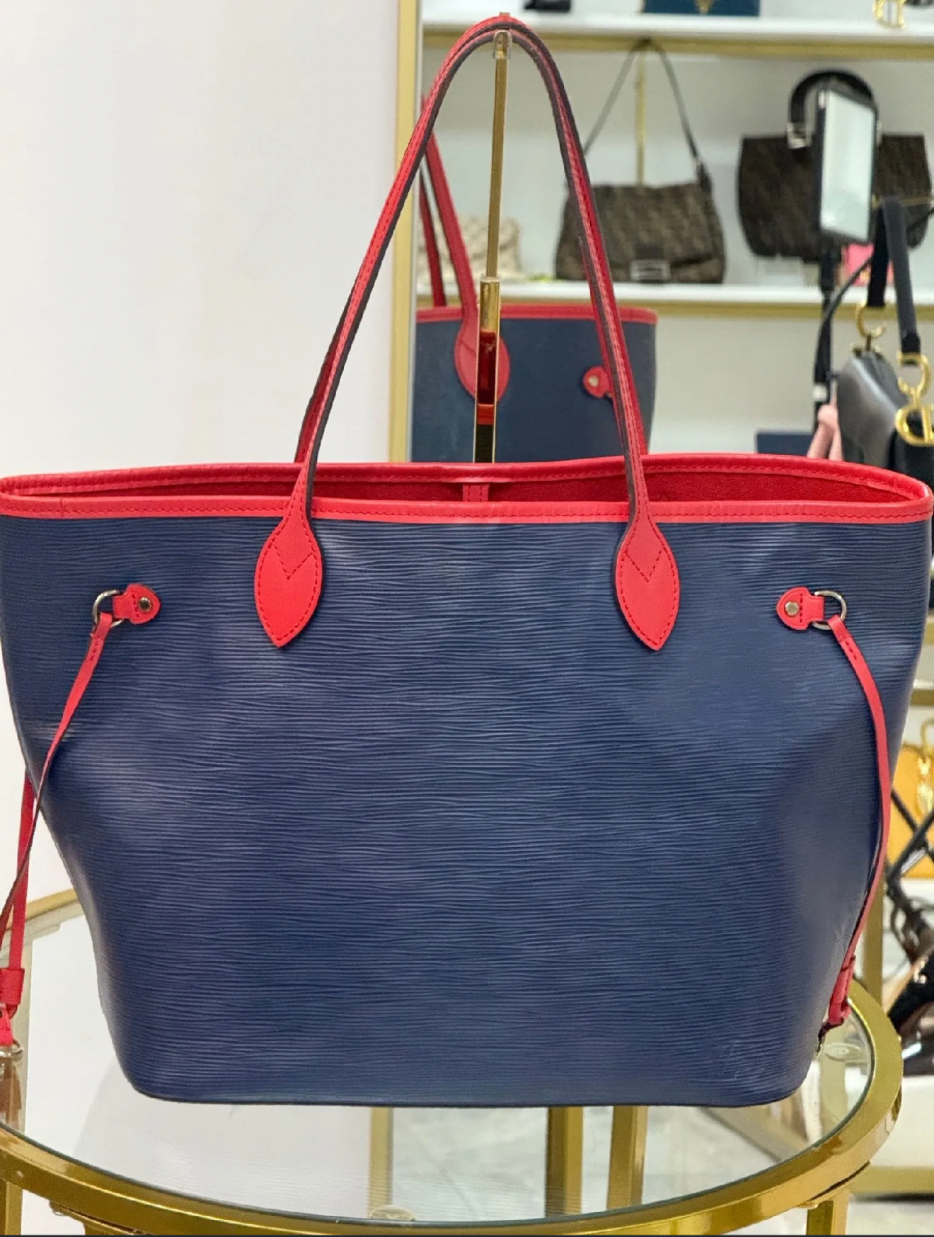 LOUIS VUITTON NEVERFULL MM AZUL