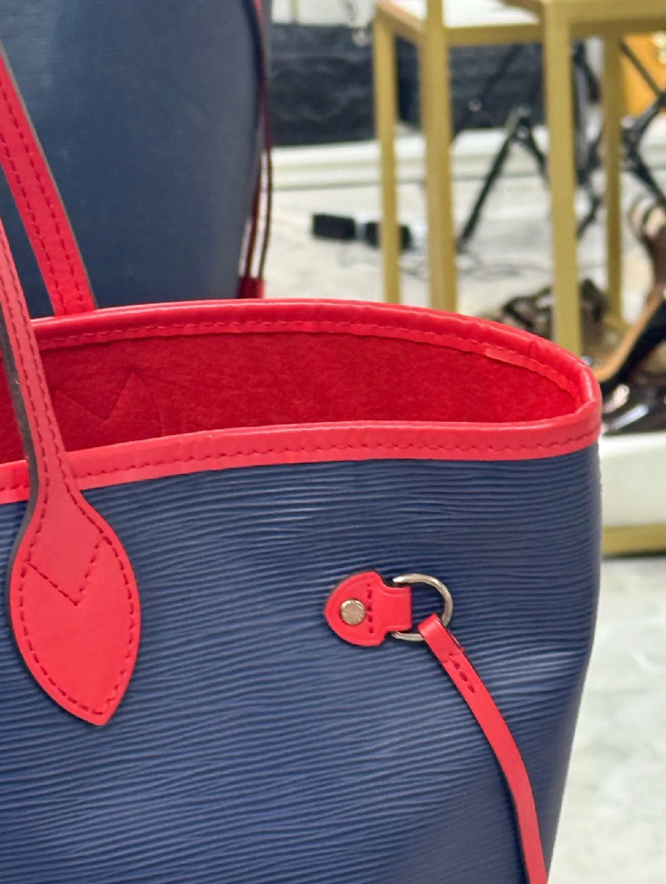 LOUIS VUITTON NEVERFULL MM AZUL