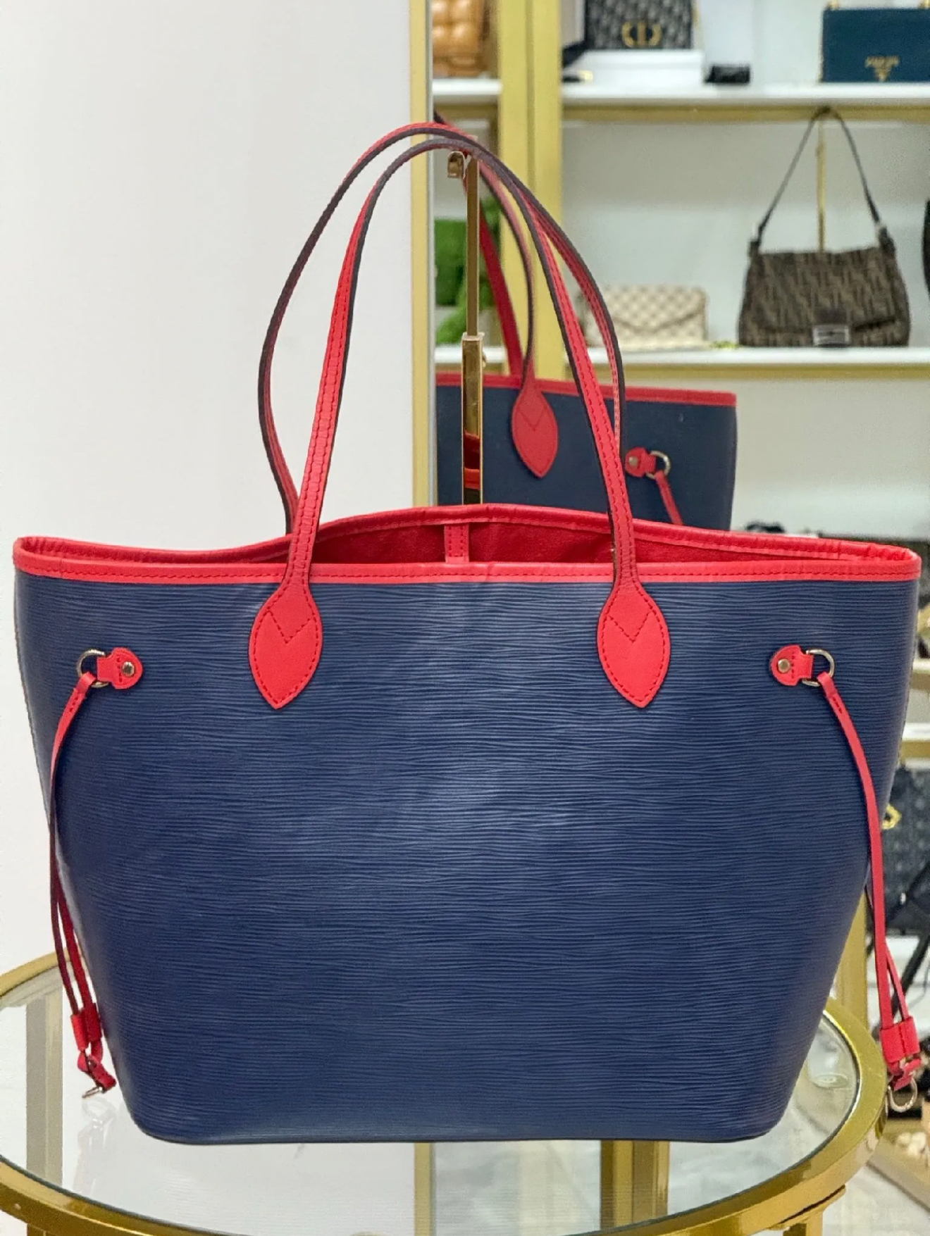 LOUIS VUITTON NEVERFULL MM AZUL
