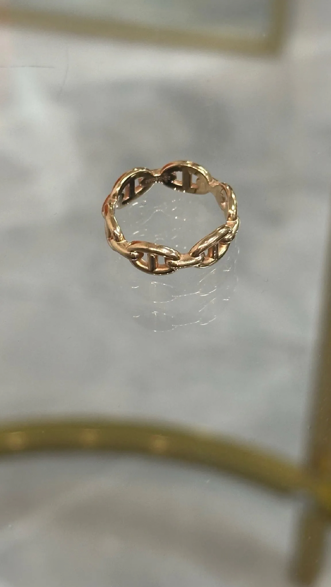 Hermes ANILLO TALLA 52 (6) ORO ROSA 18k
