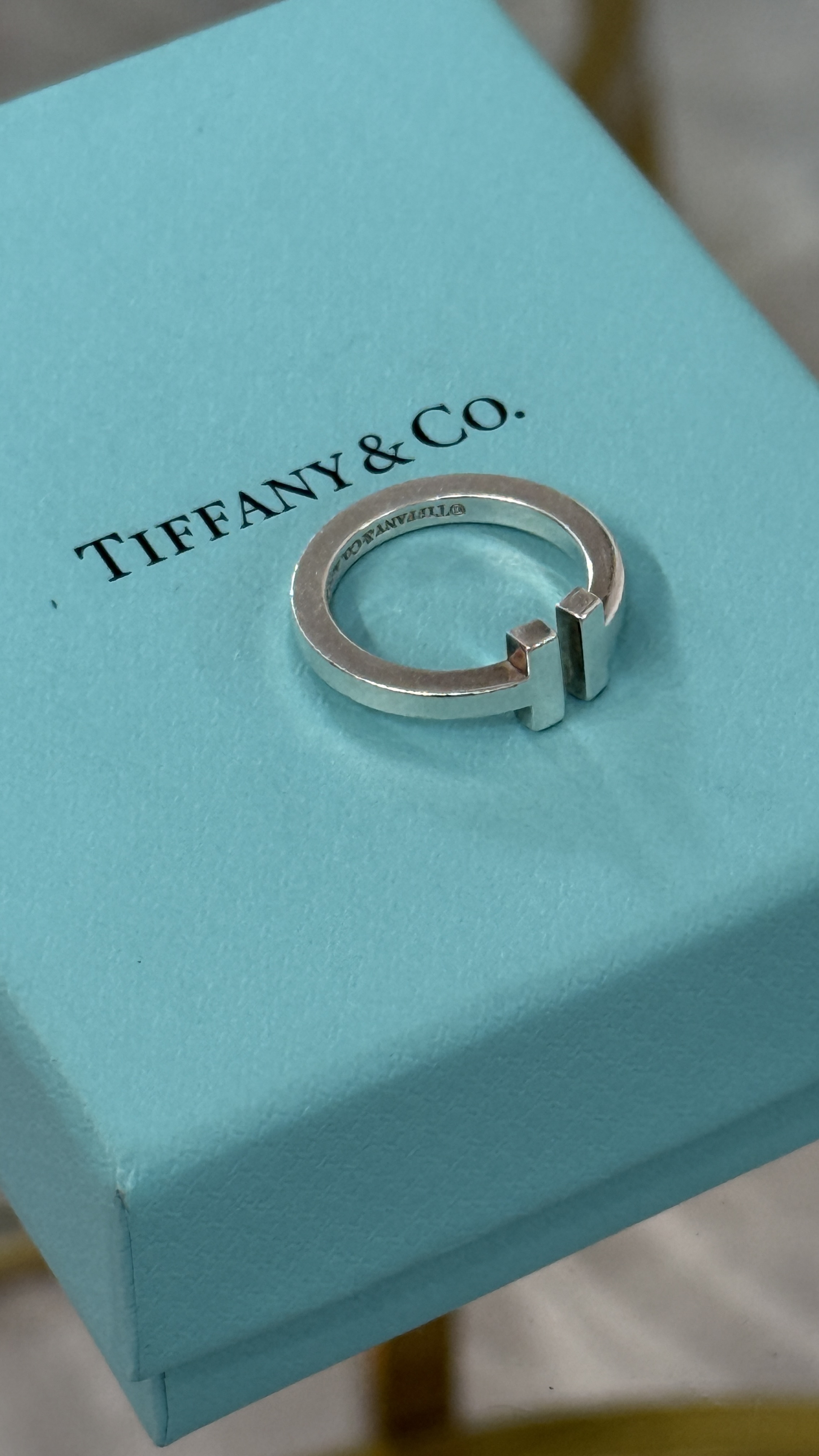 TIFFANY & CO Anillo talla 7.5 plata