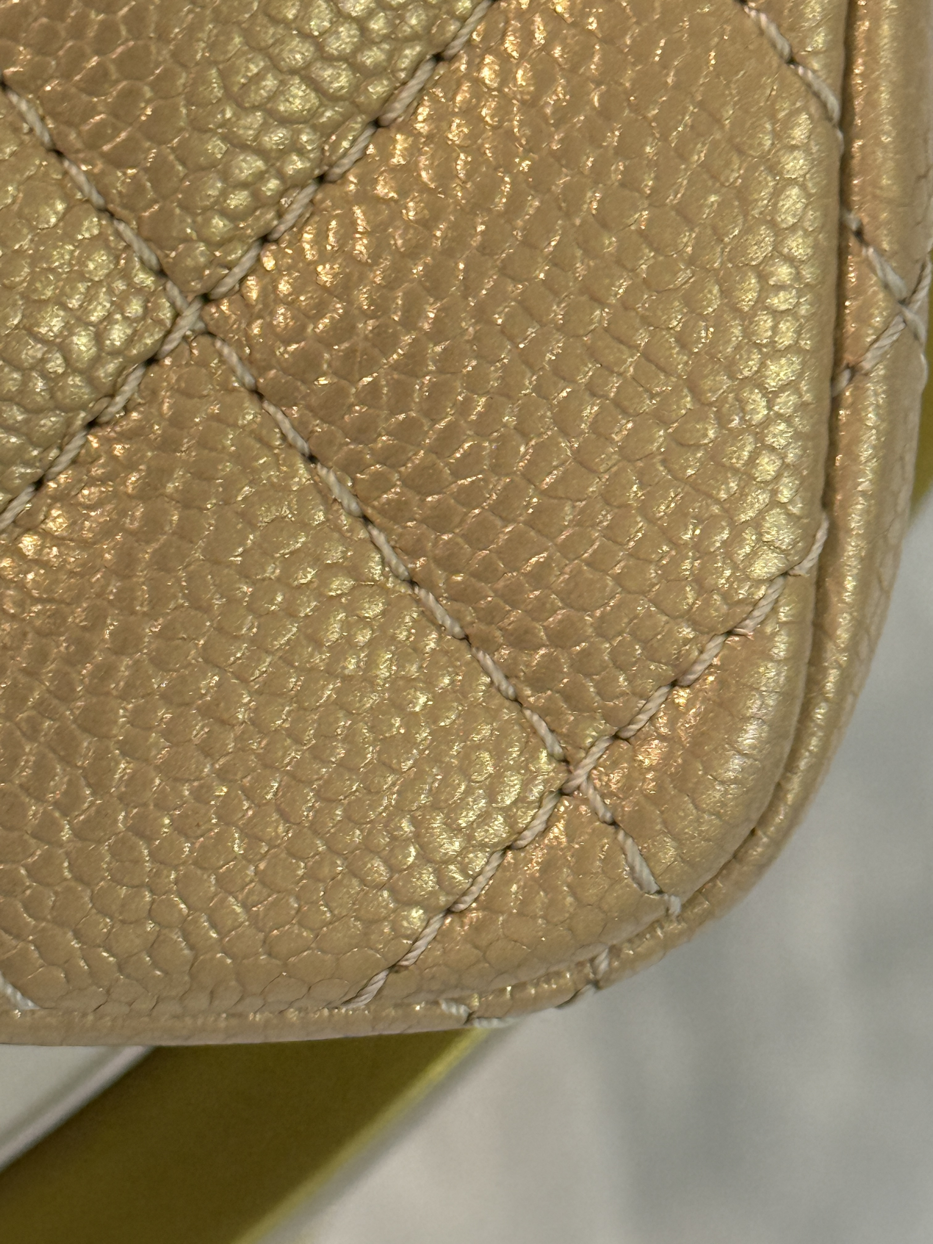 Chanel Jumbo Double Flap Gold Caviar Gold Hardware