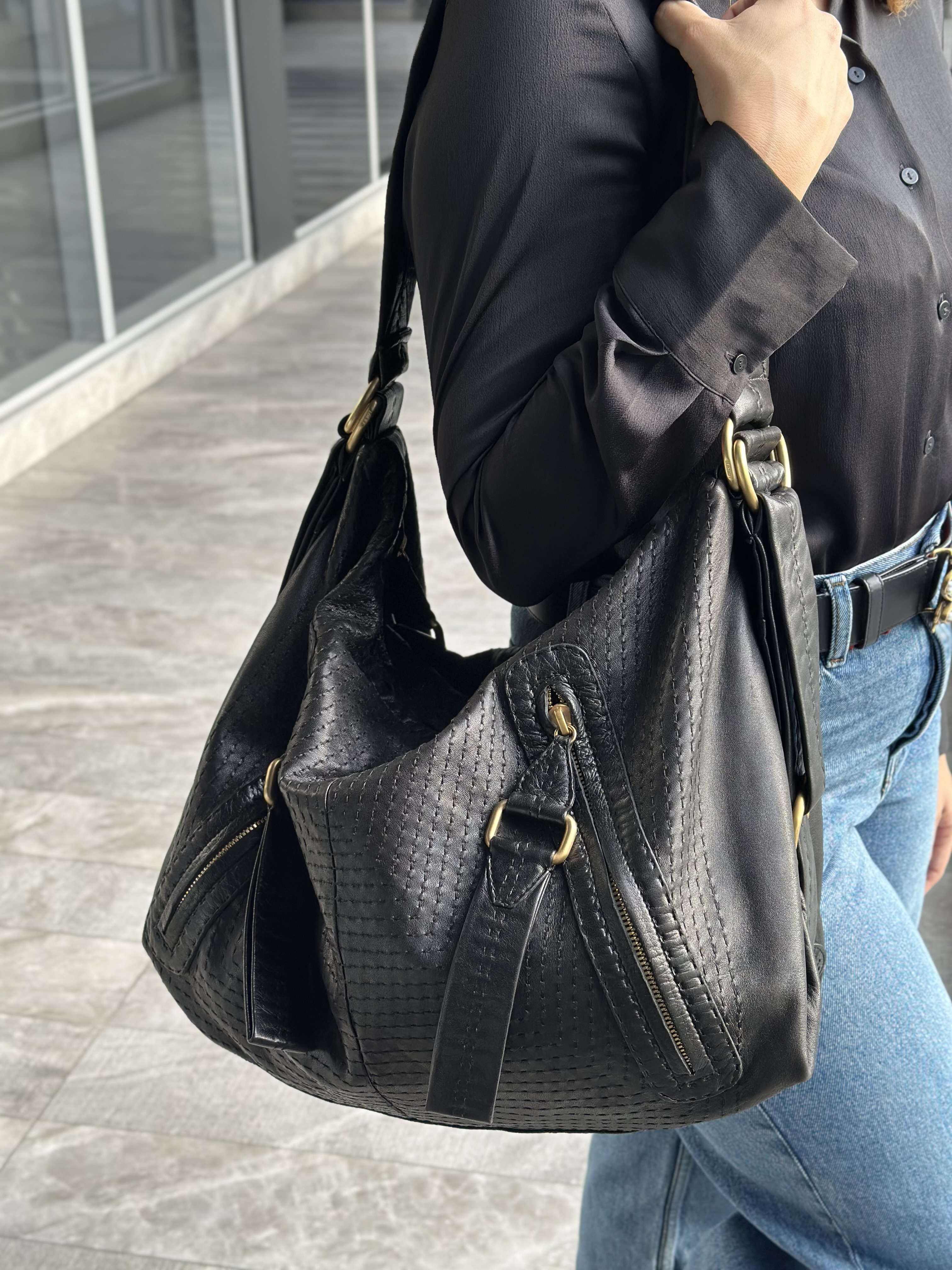 Loewe Napa Leather Shoulder Bag