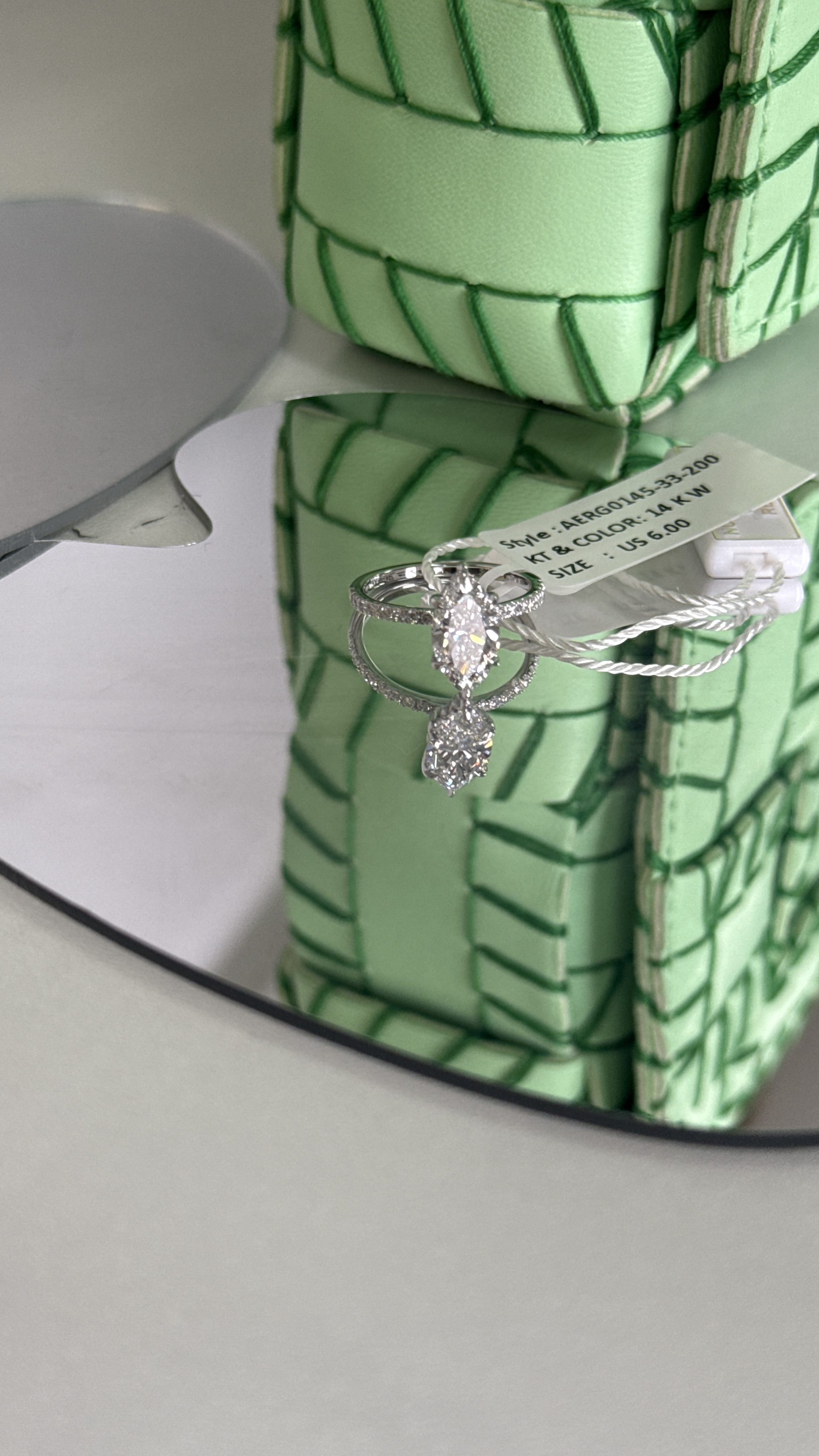 Lab Grown Diamond 2ct Oro blanco 14k