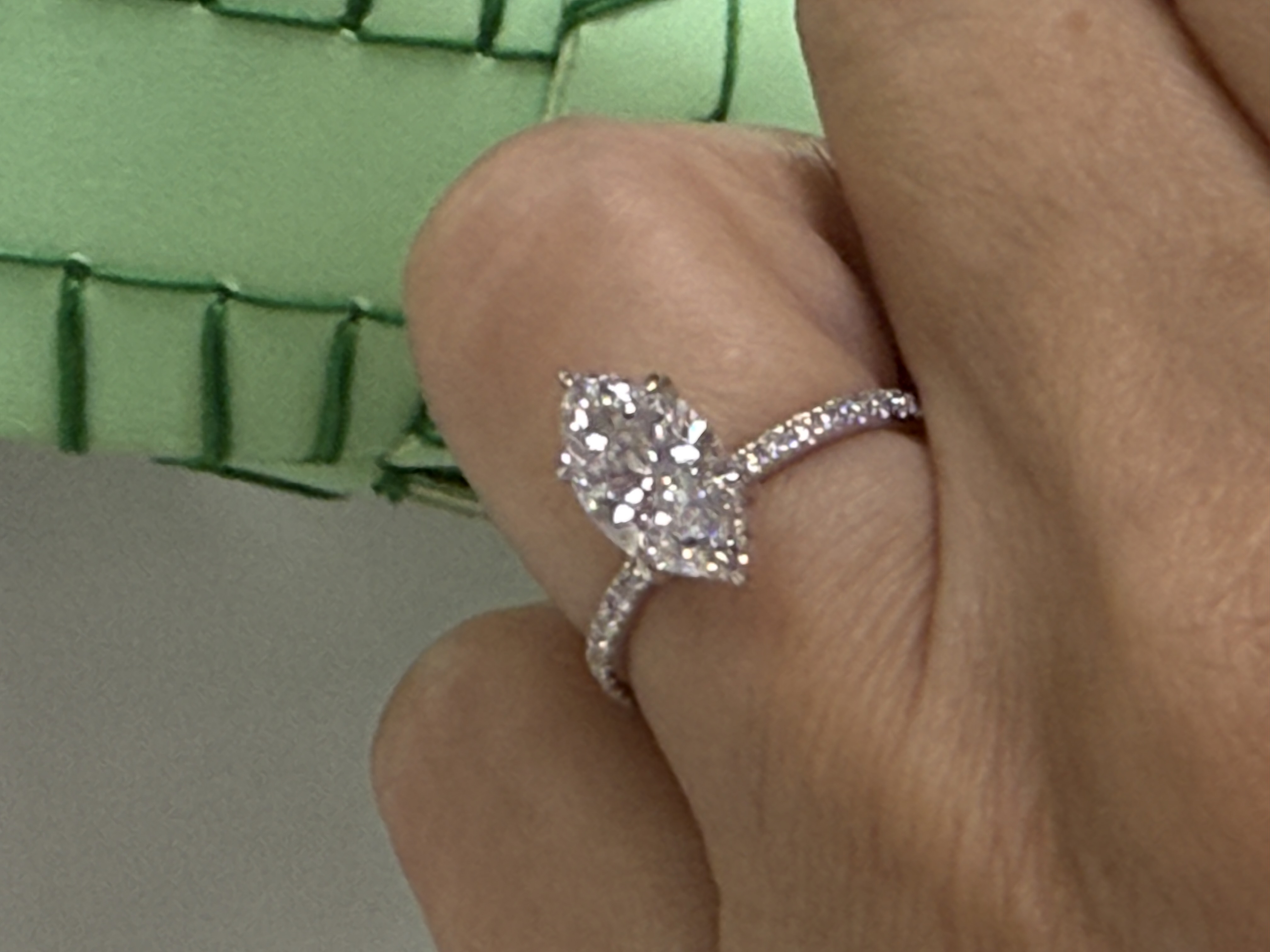 Lab Grown Diamond 2ct Oro blanco 14k