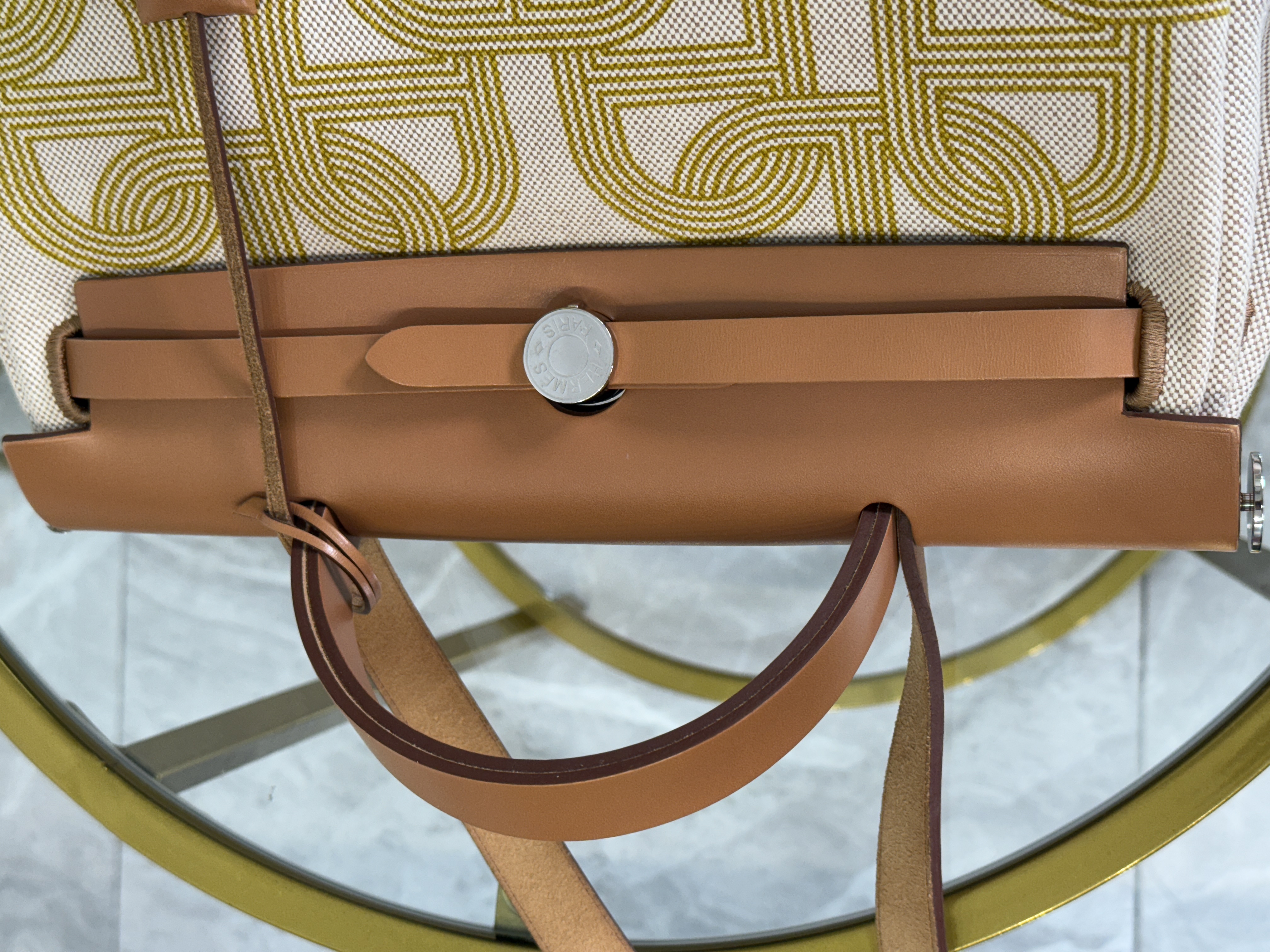 Hermes Toile H Plume Circuit Herbag Zip 31 