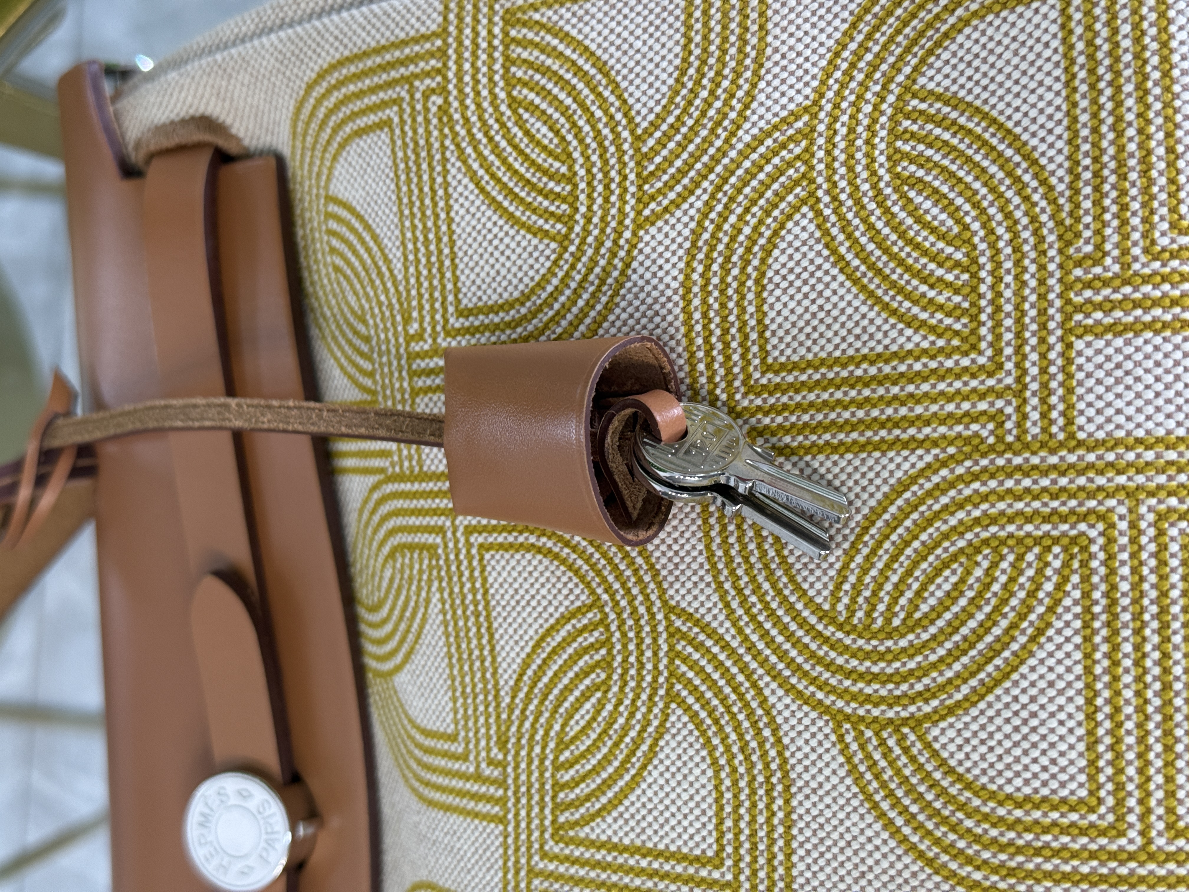 Hermes Toile H Plume Circuit Herbag Zip 31 