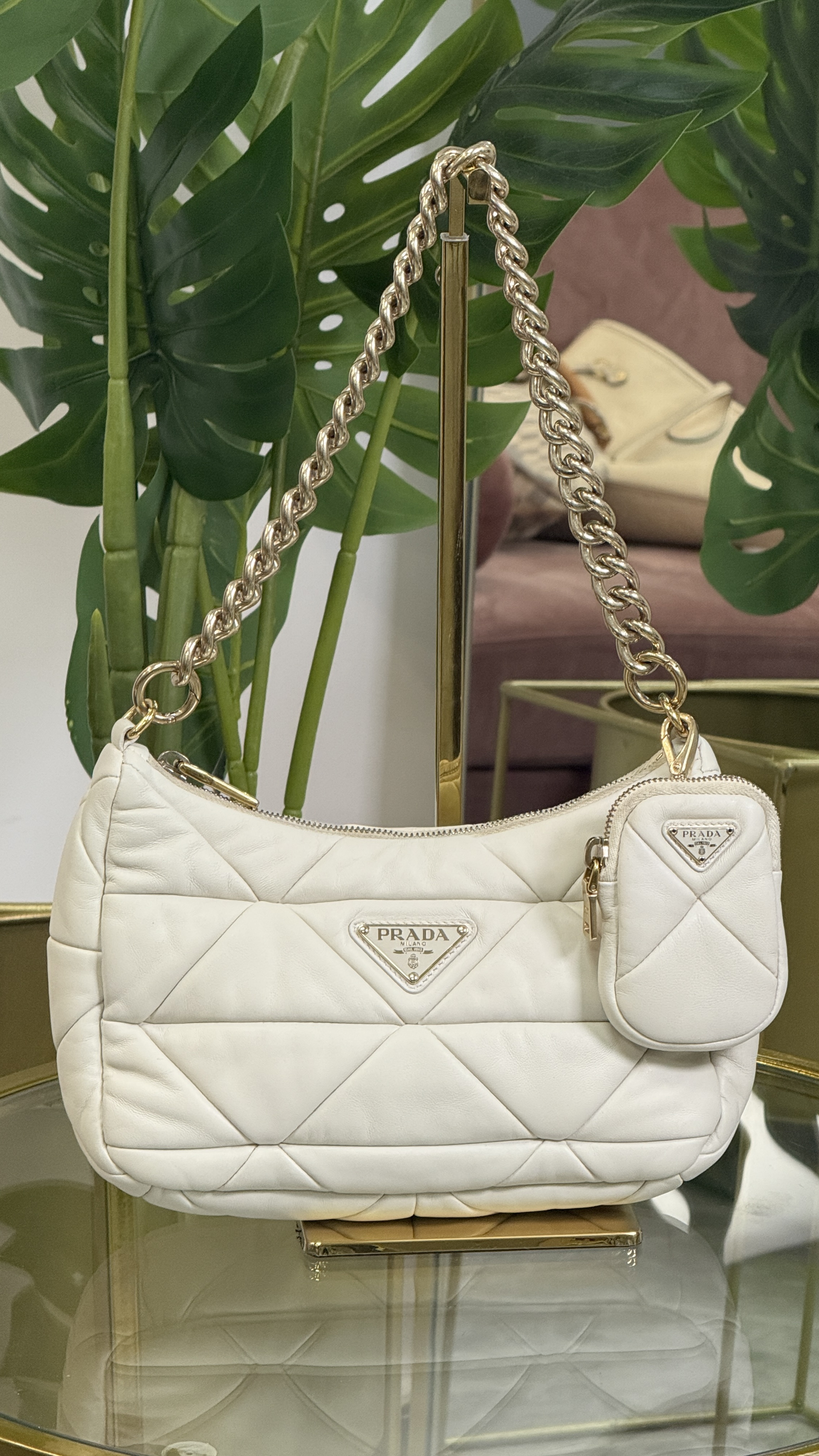 Prada Shoulder Bag & Pouch