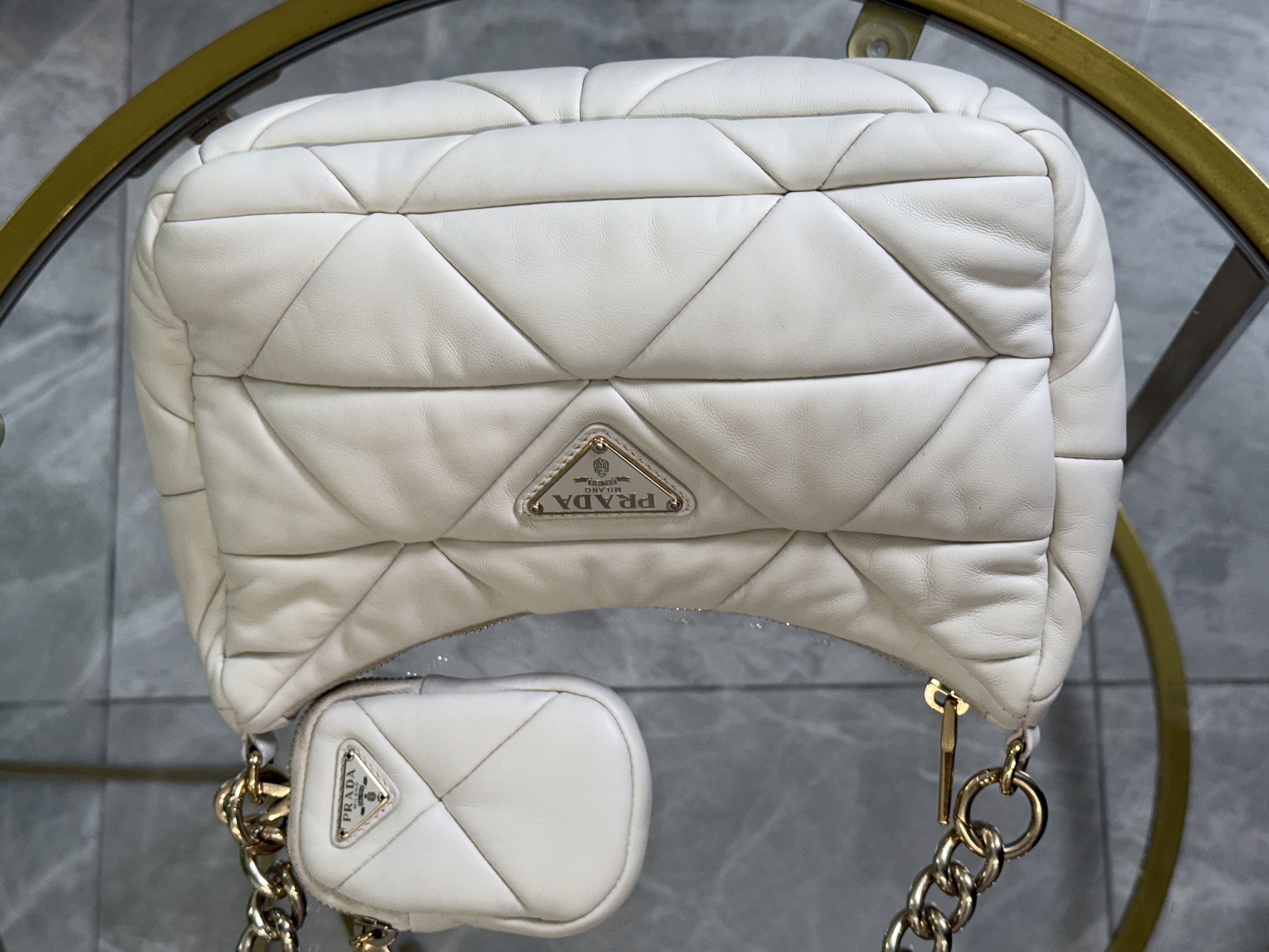 Prada Shoulder Bag & Pouch
