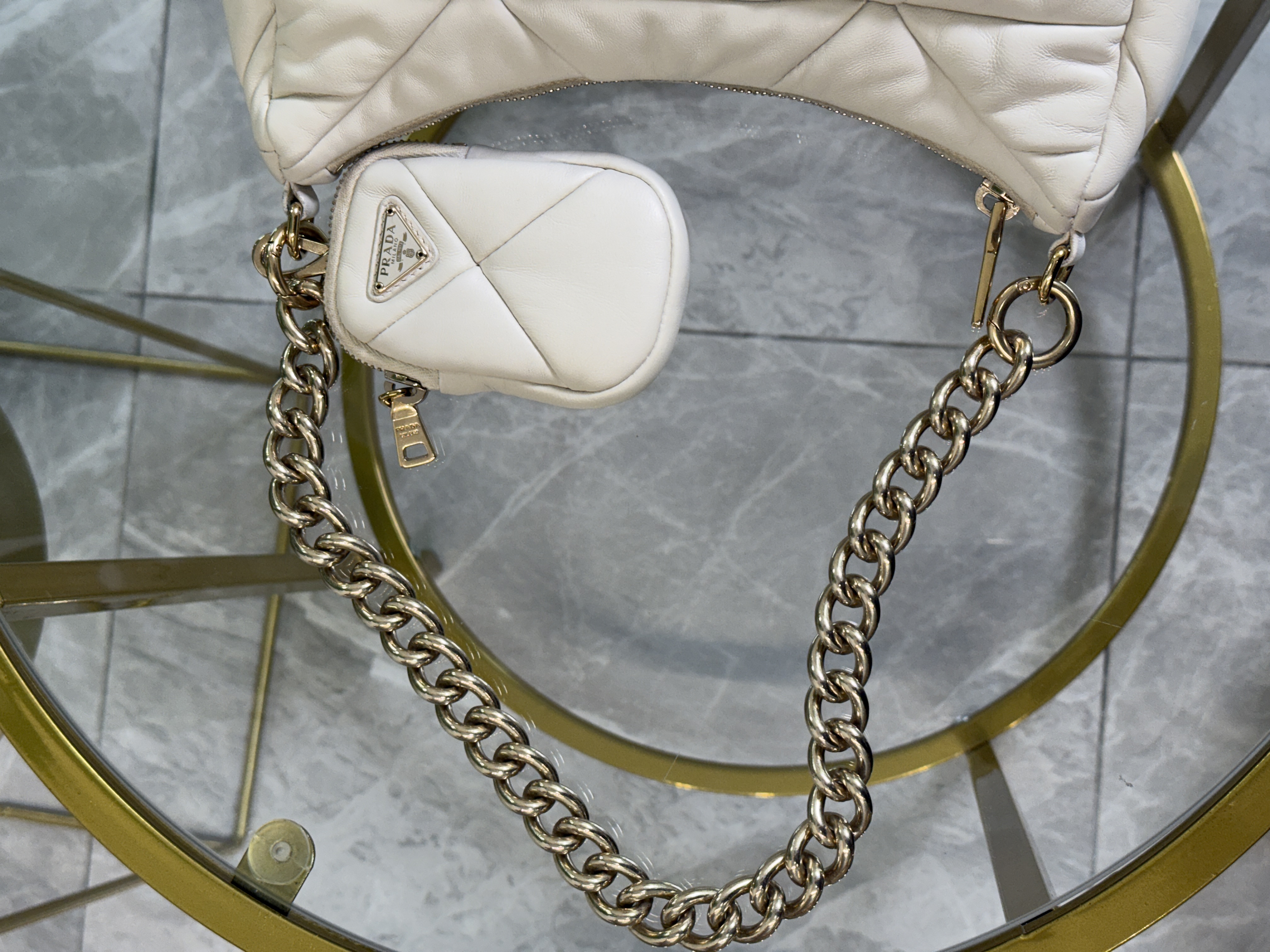 Prada Shoulder Bag & Pouch