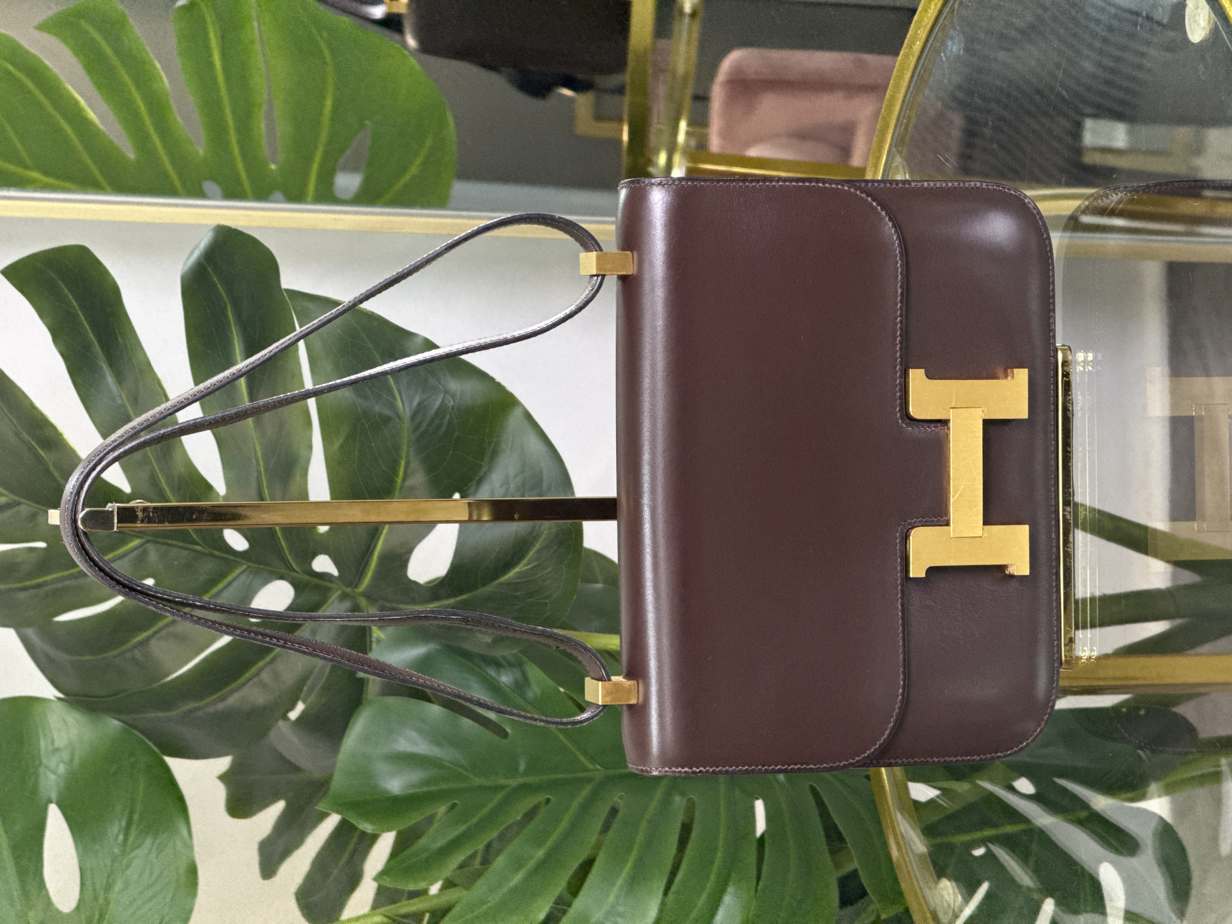 Hermes Constance 23 cm Marrón 