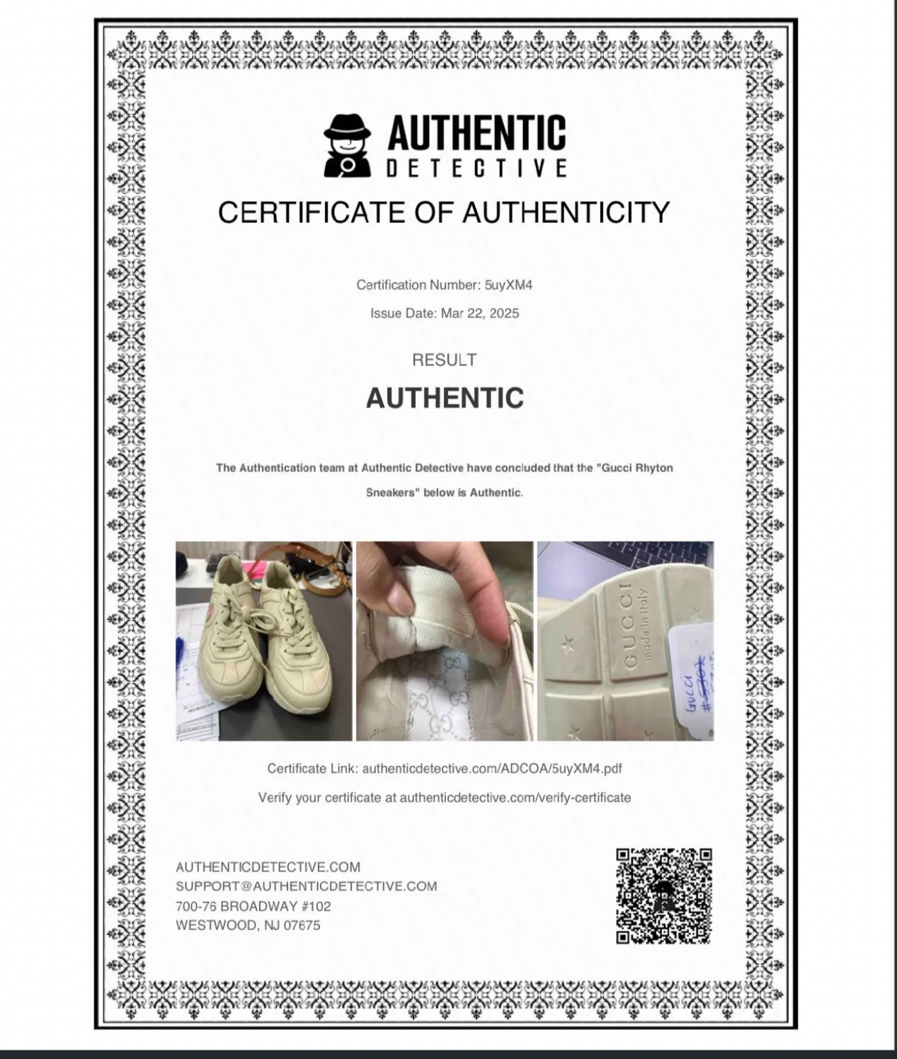 Gucci Sneakers Talla 35