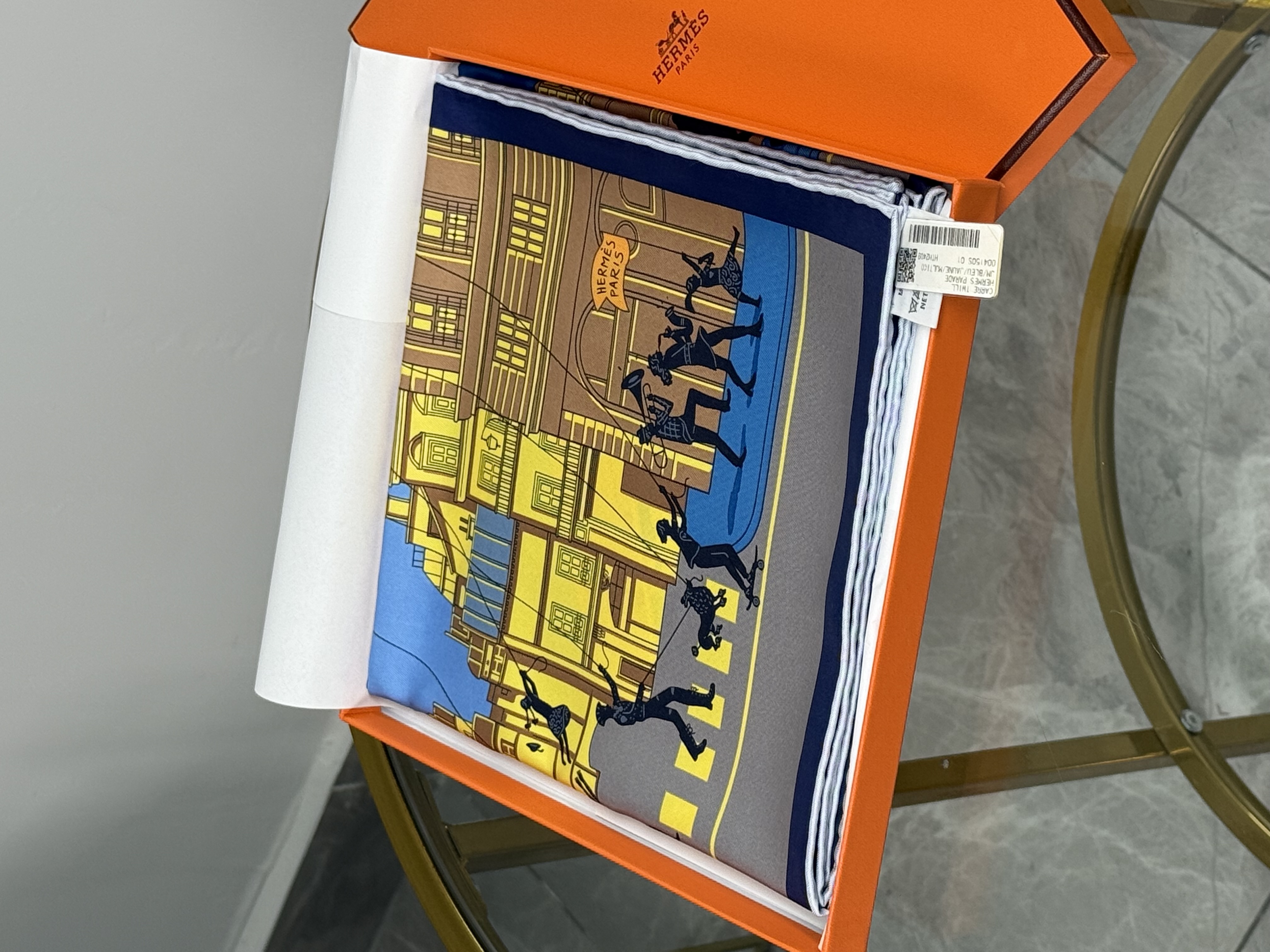 Pañuelo de seda Hermès