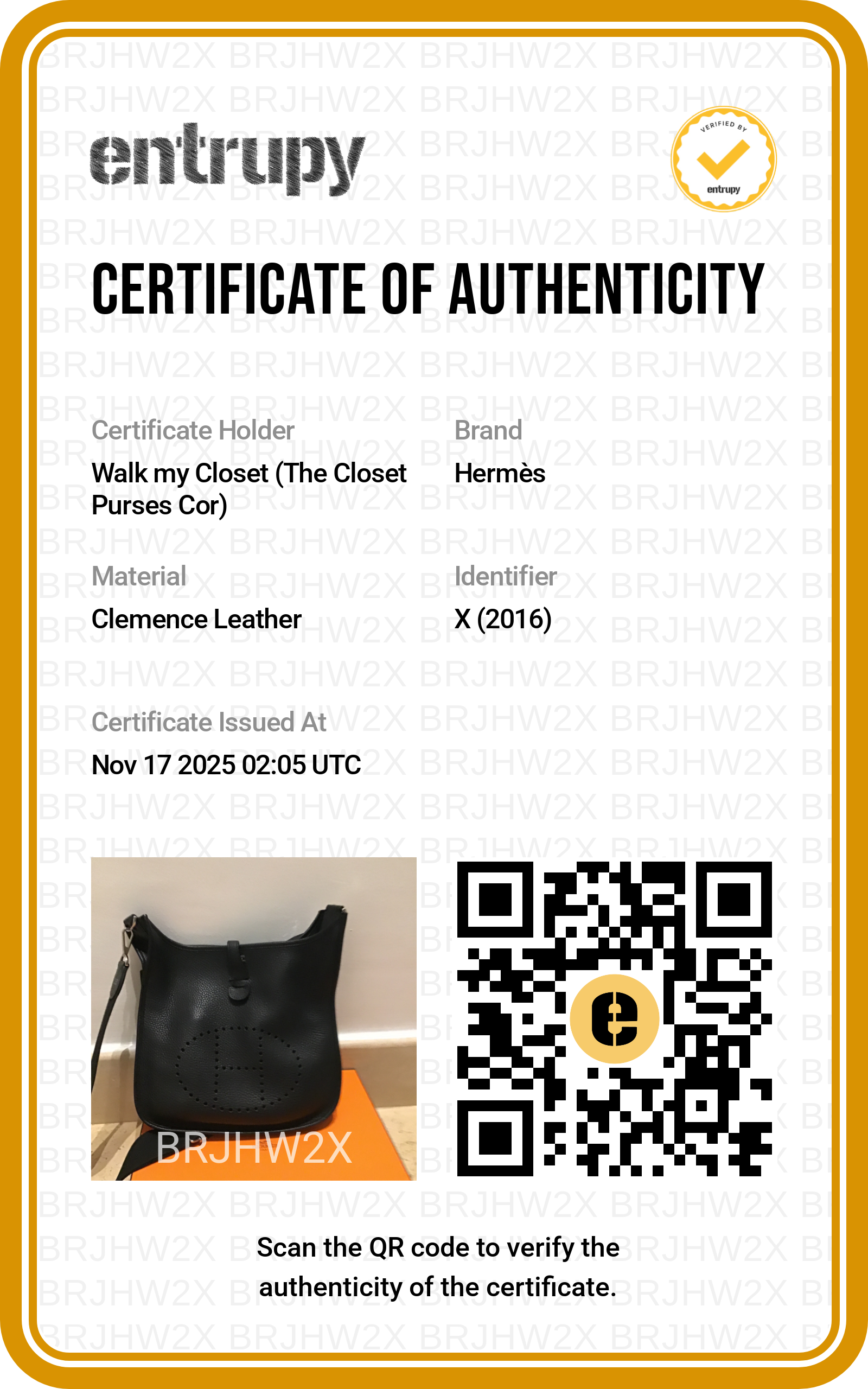 Hermes Evelyn III Negro