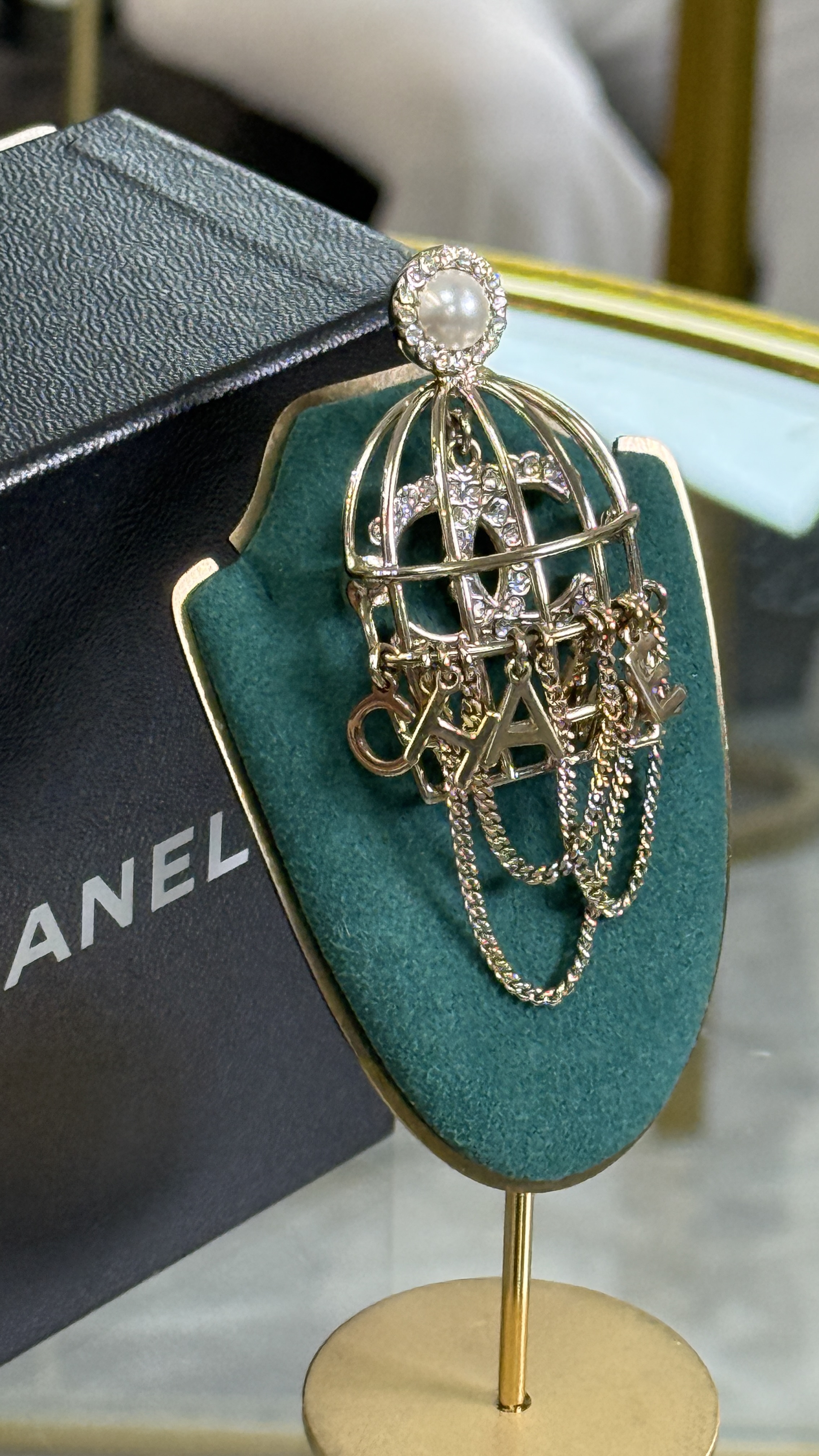 Chanel Cage Brooch 