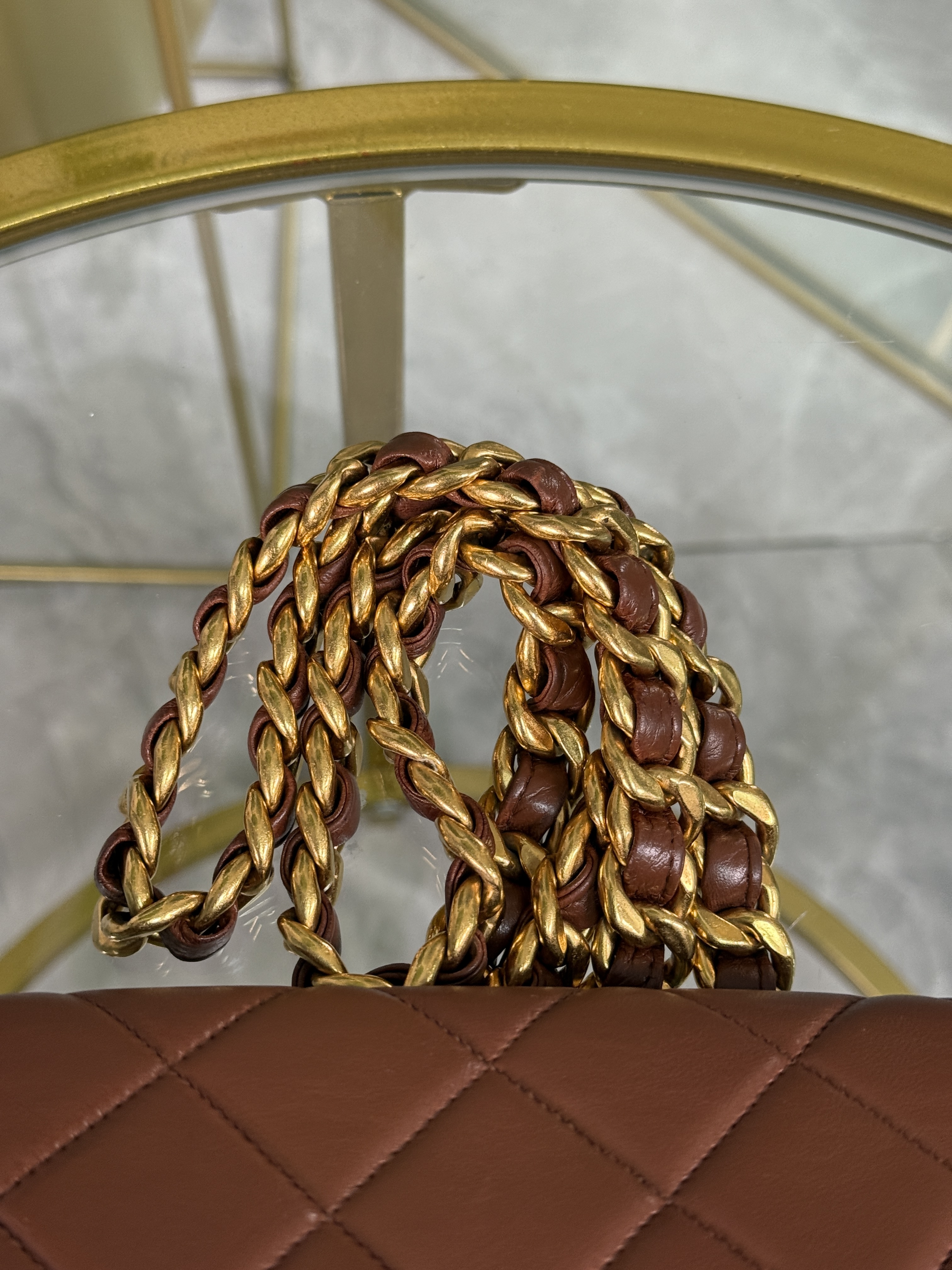Chanel Backpack M Terracota