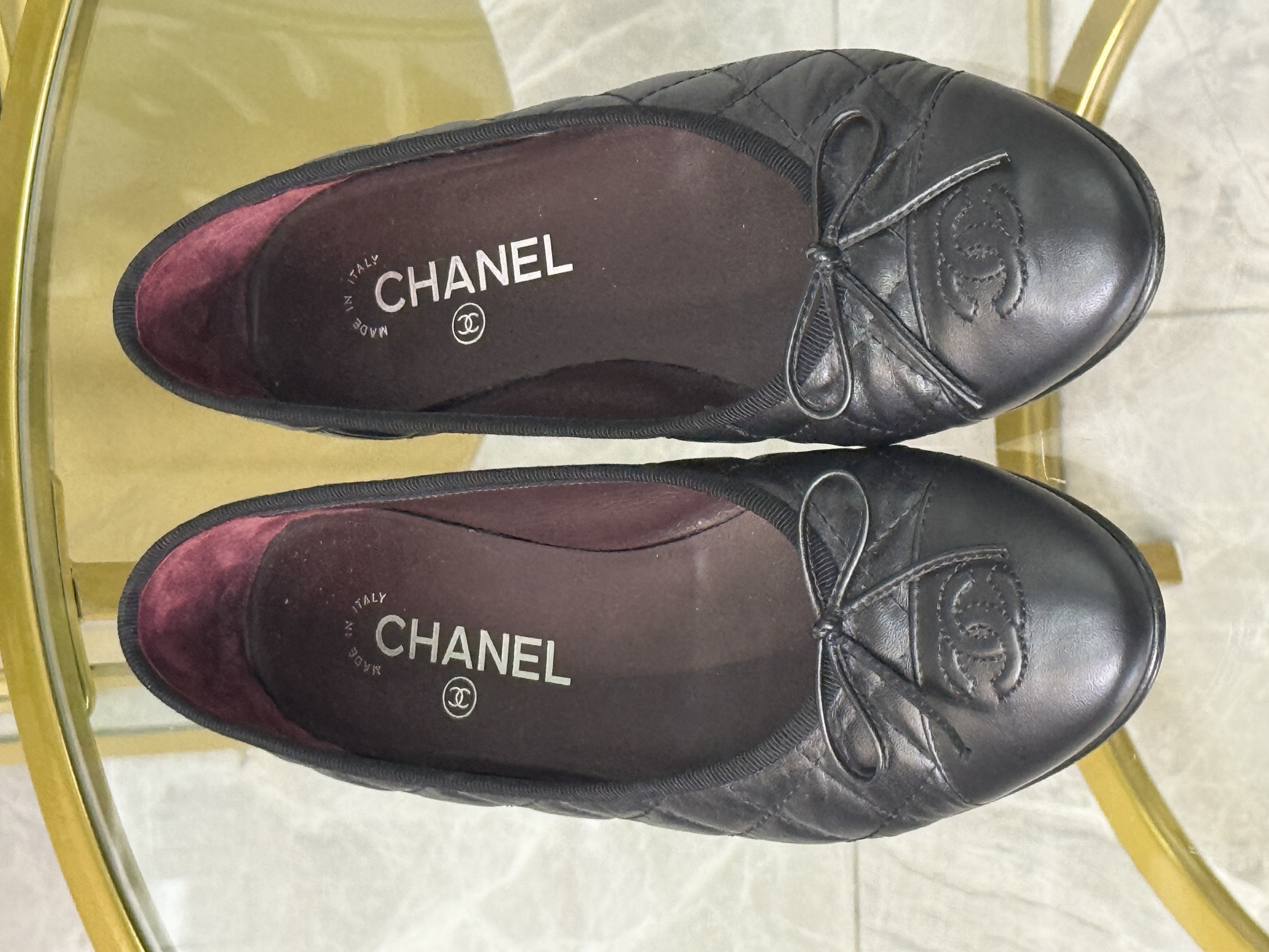 Chanel Ballerina Flats Talla 38 (7/7.5)