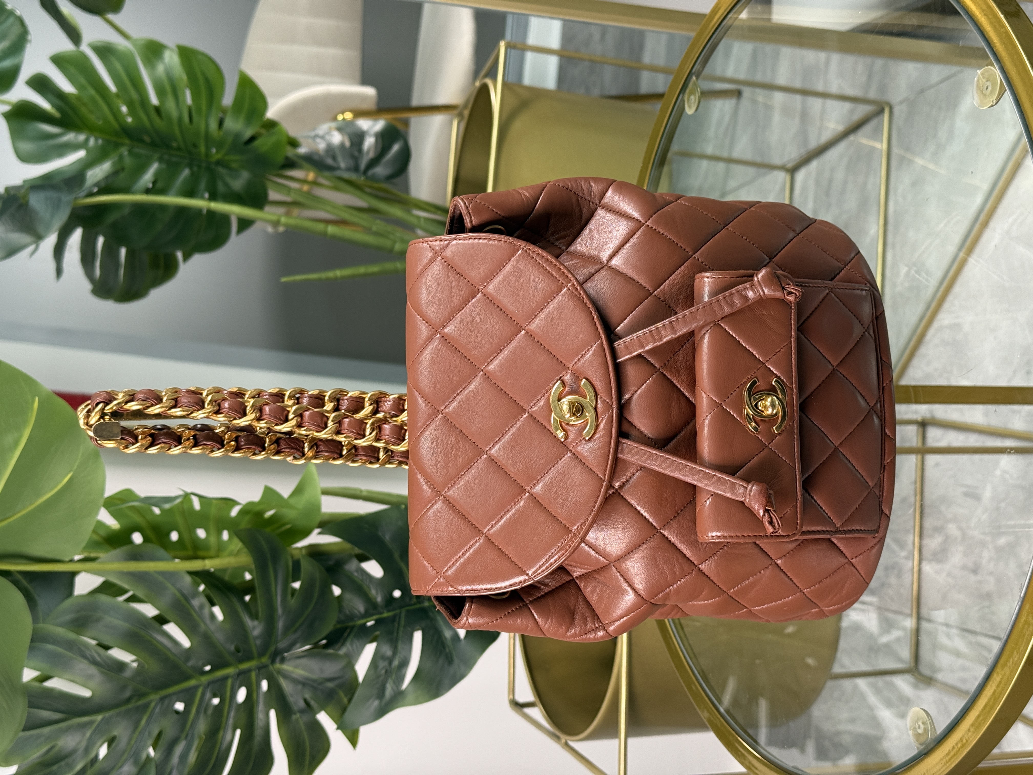 Chanel Backpack M Terracota