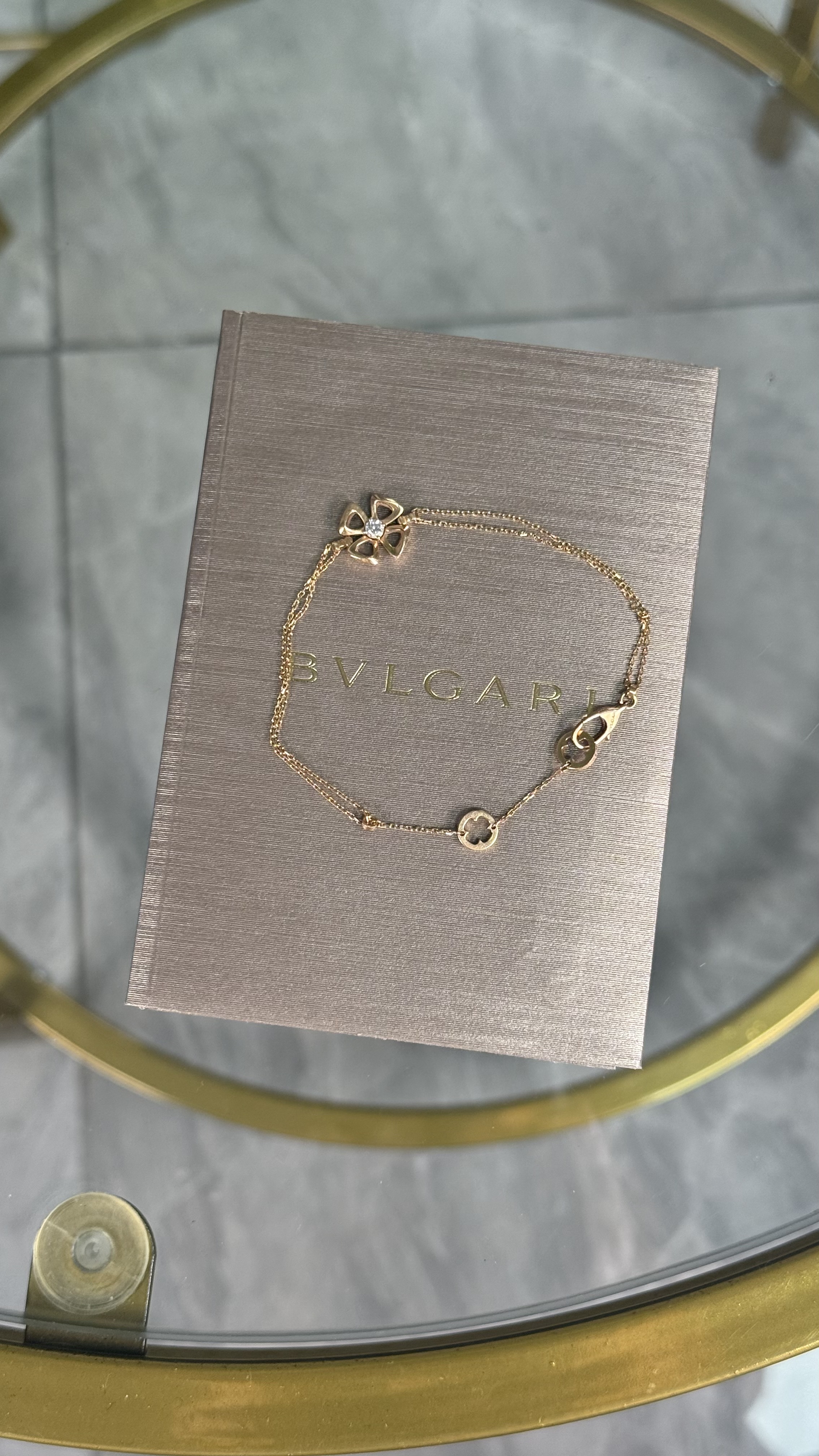 Bulgari Fiorever Oro Rosa 18kt con Diamante 