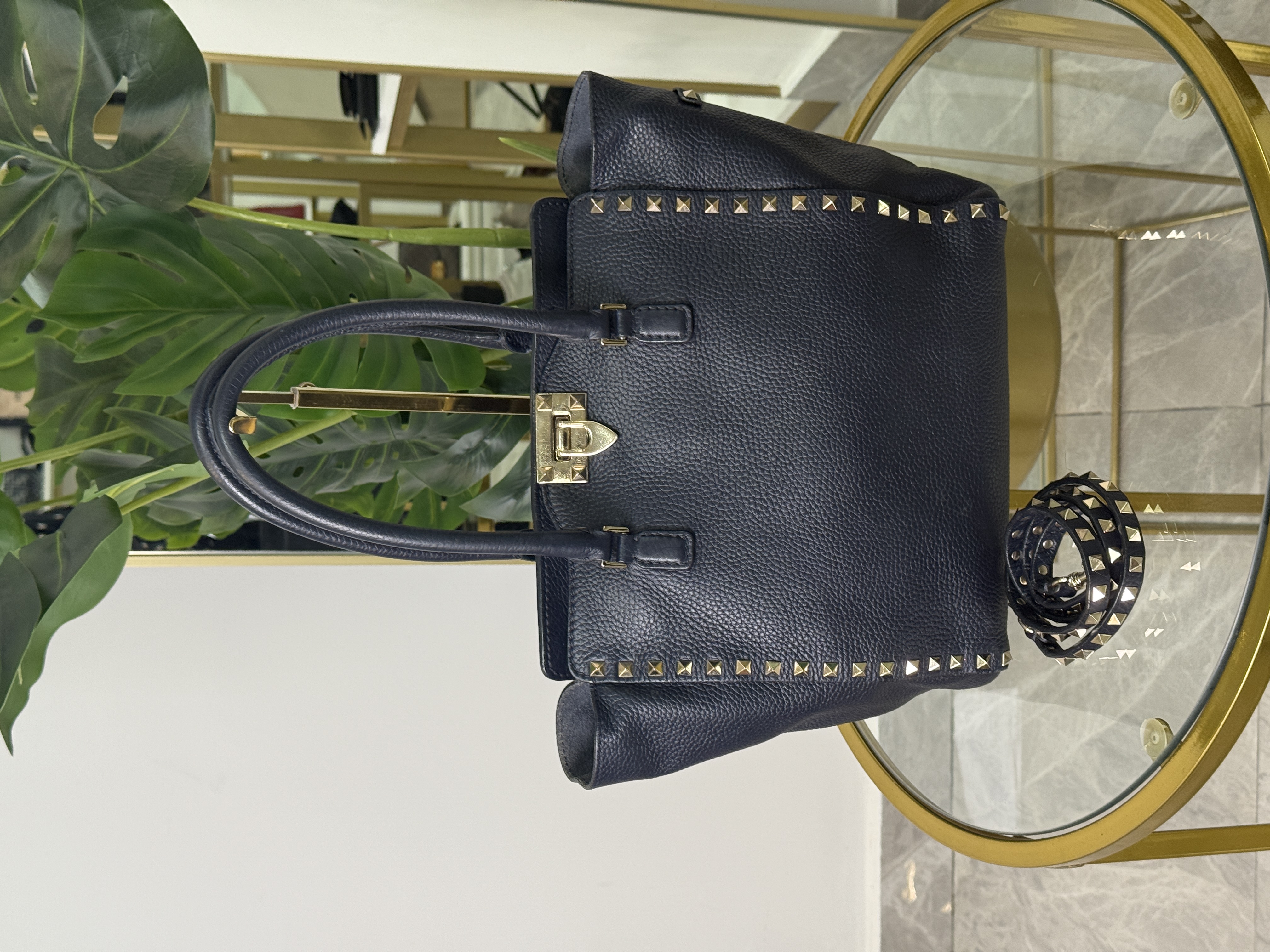 Valentino Rockstud Crossbody Azul