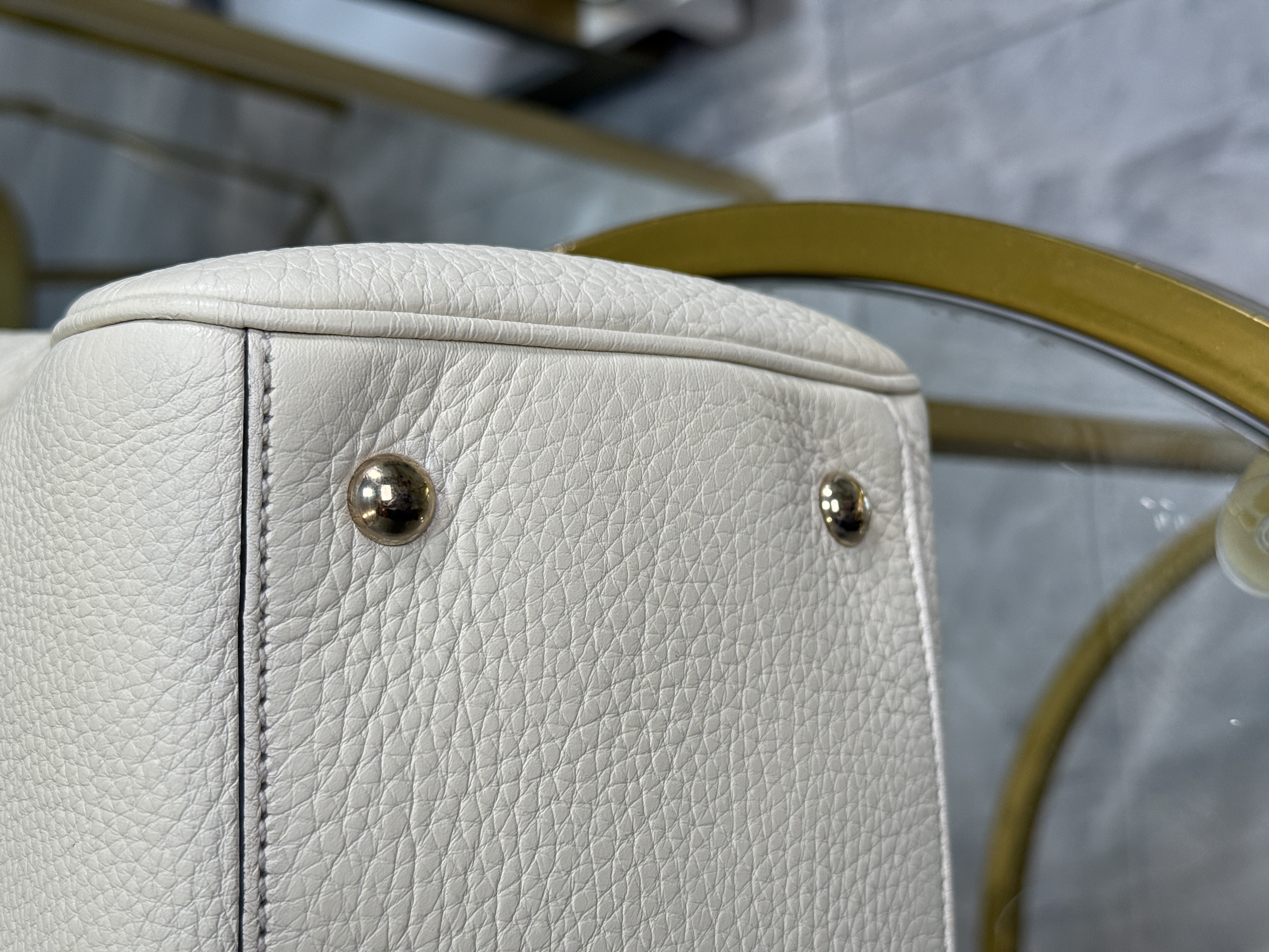 Gucci Bamboo Crossbody/Tote Ivory 