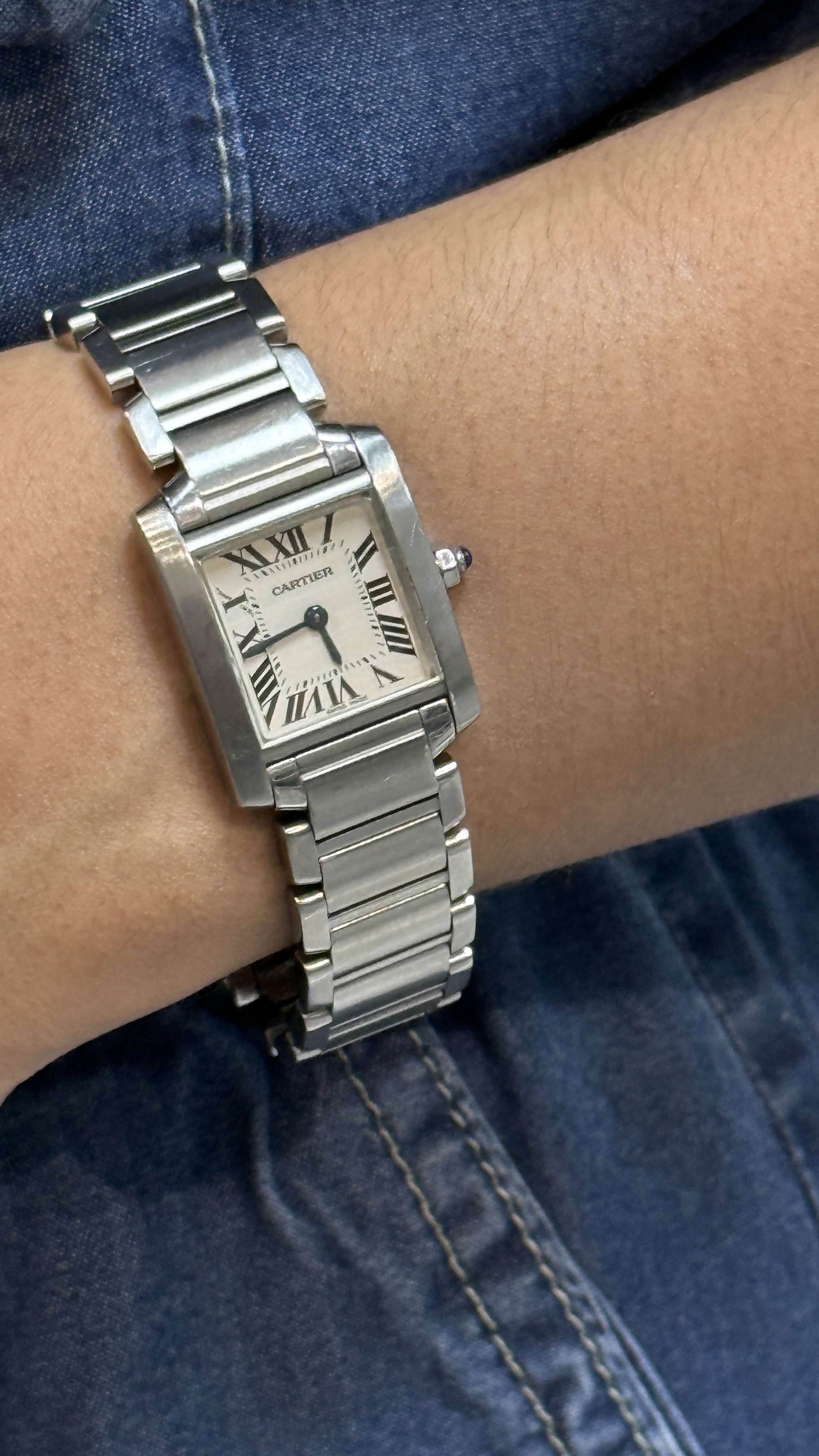 Cartier Tank Acero