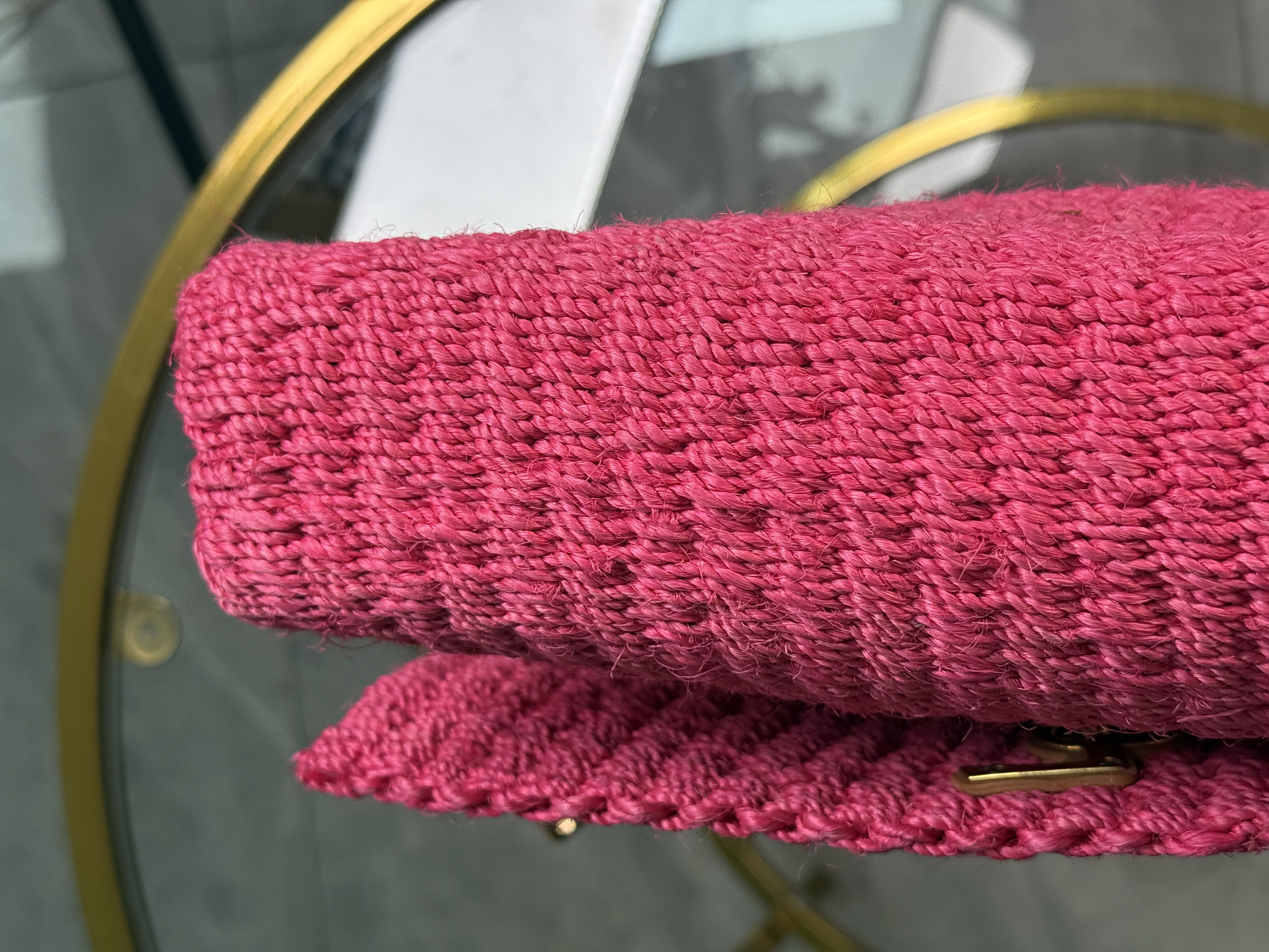 Saint Laurent Kate Rafia