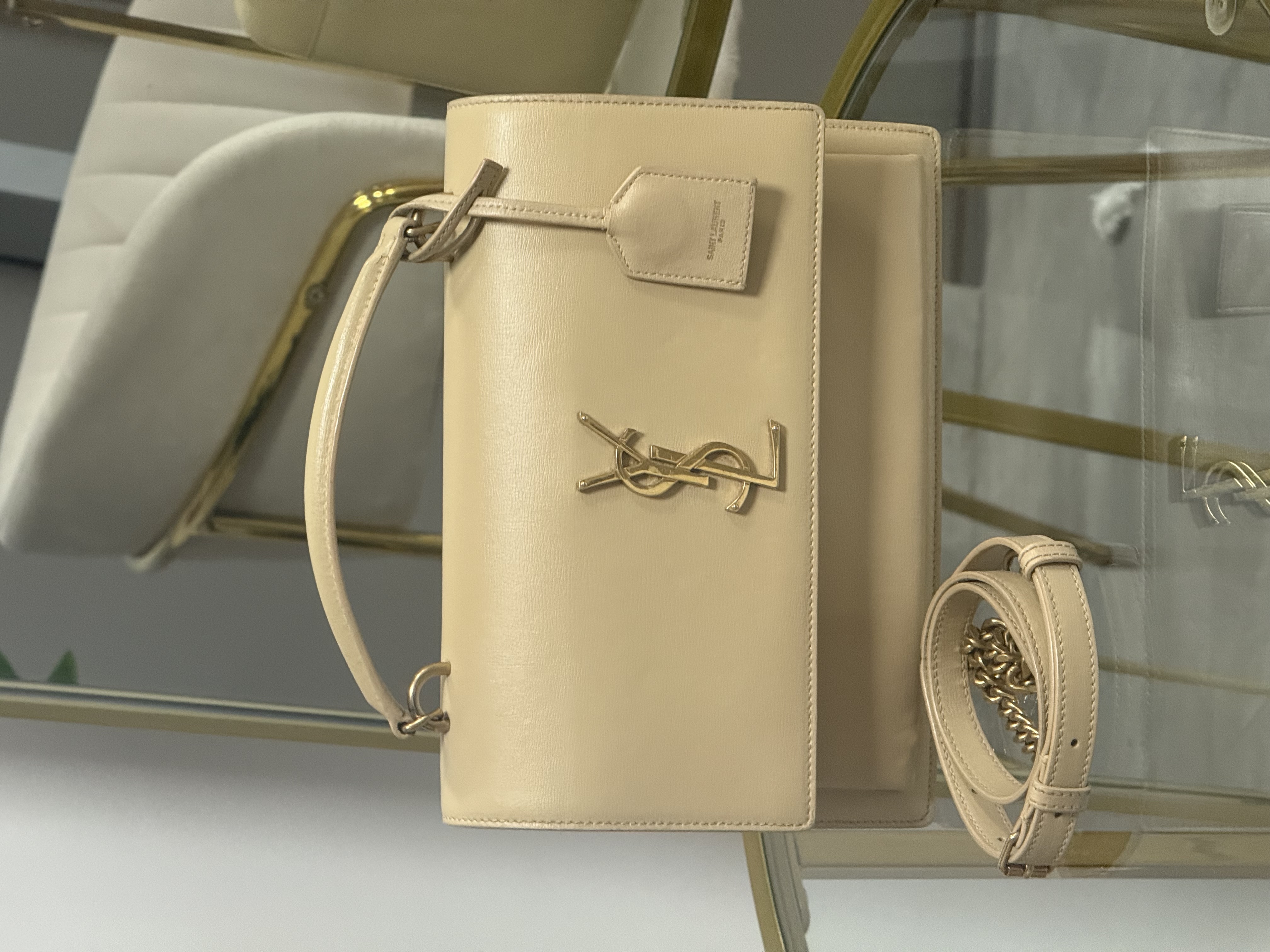 Saint Laurent Crossbody Crema