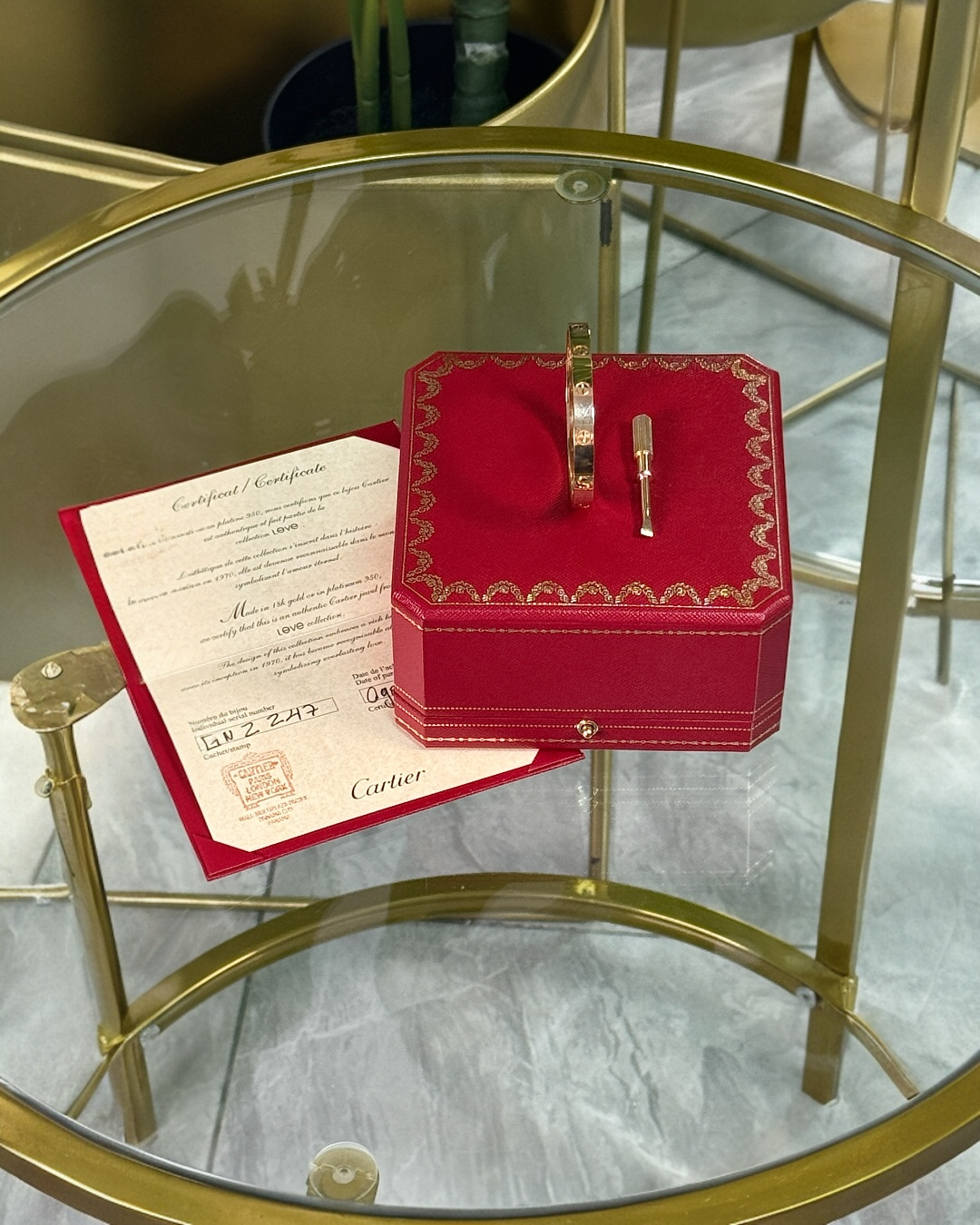 Cartier Love Bracelet Clásico OroRosa 18kt 