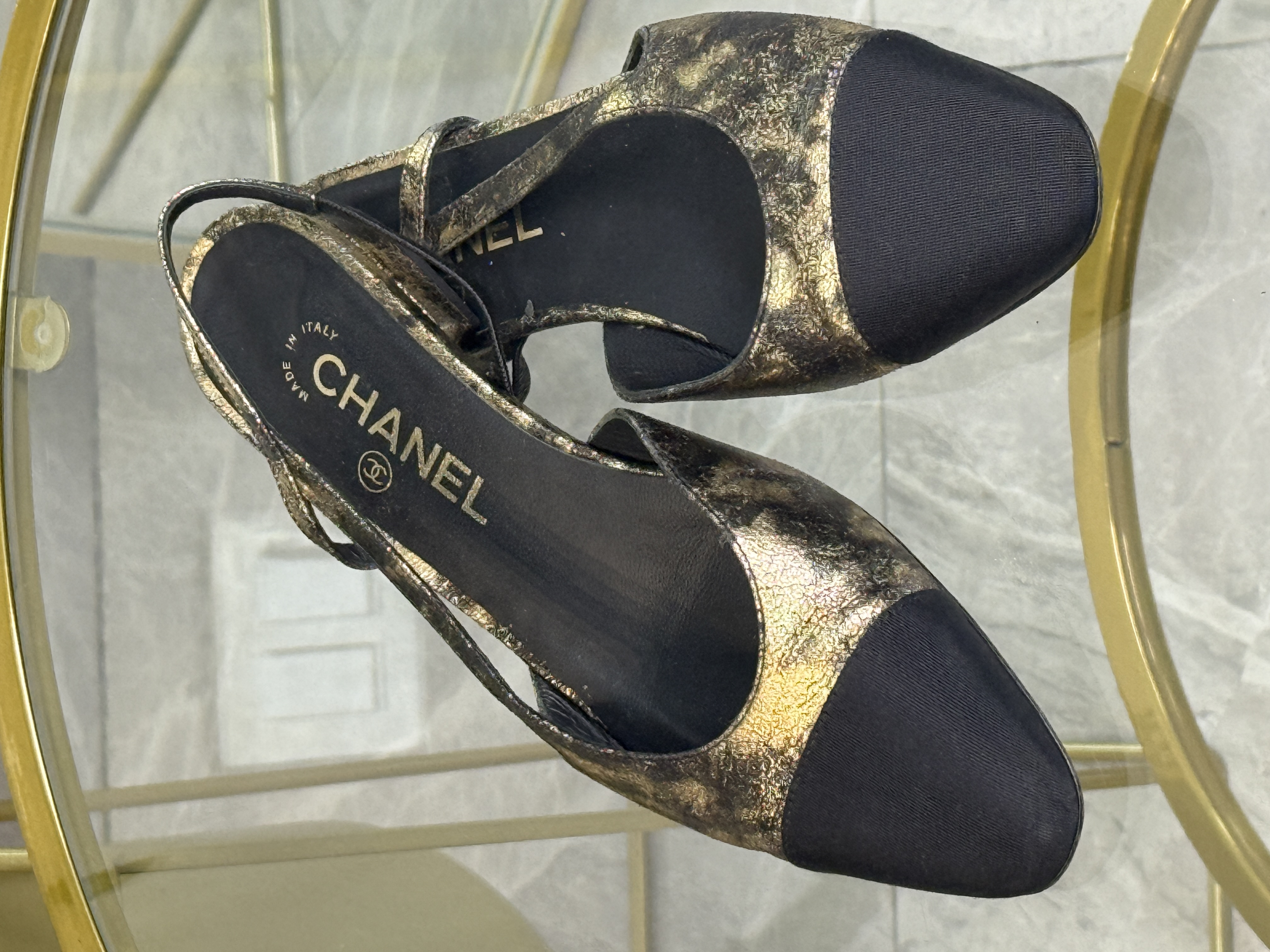 Chanel Sling backs Talla 37.5 (6.5/7) 