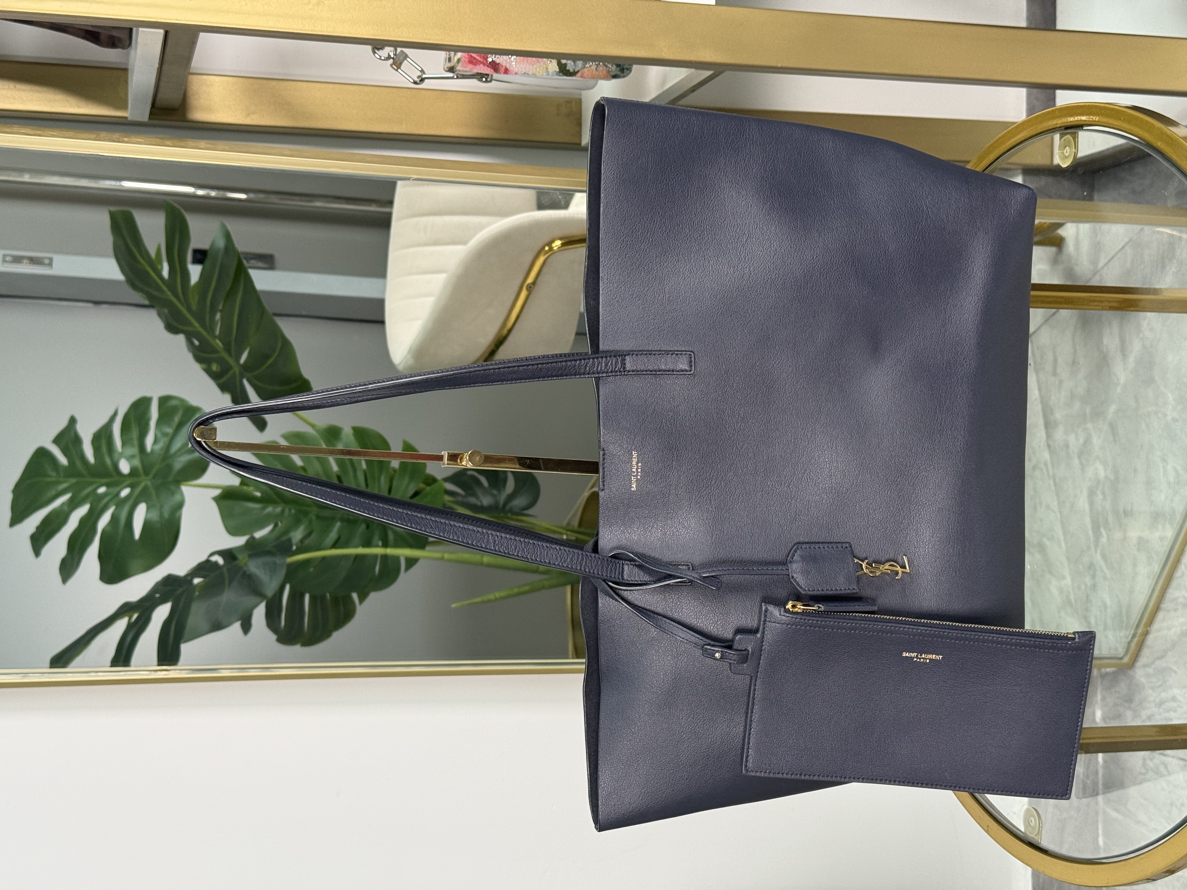 Saint Laurent Shopper Azul