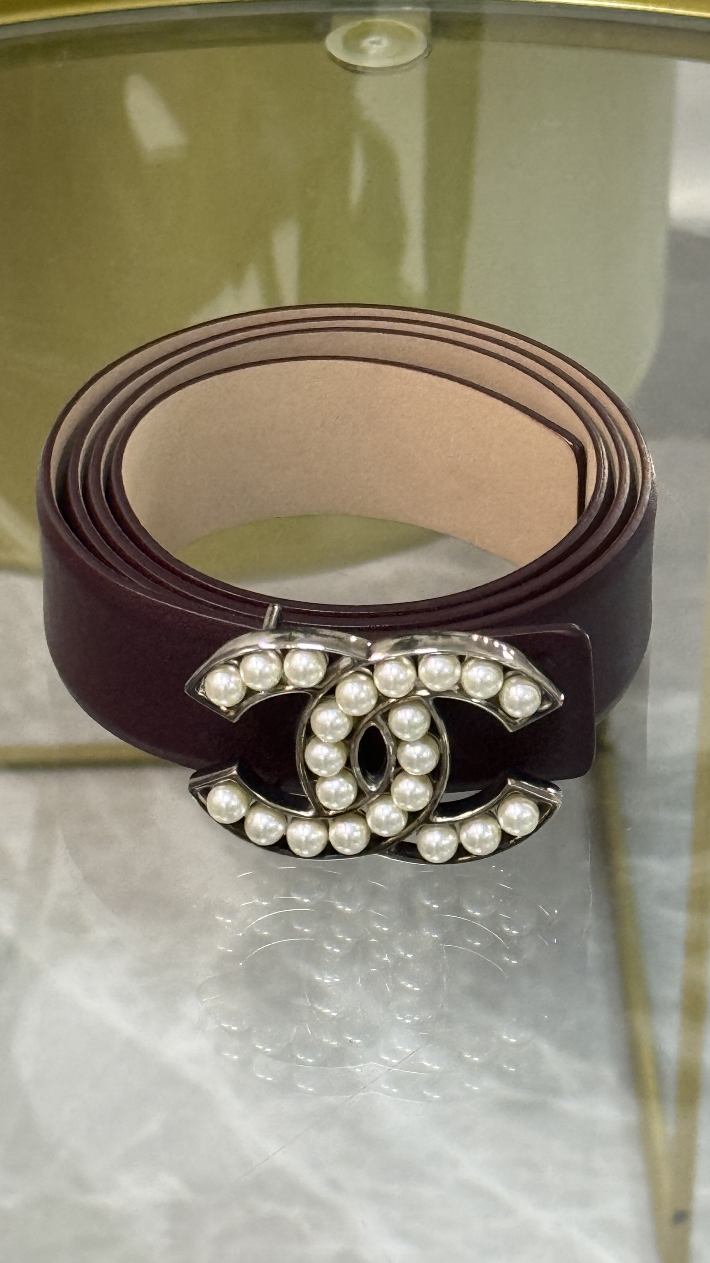 Chanel Cinturón Talla 85