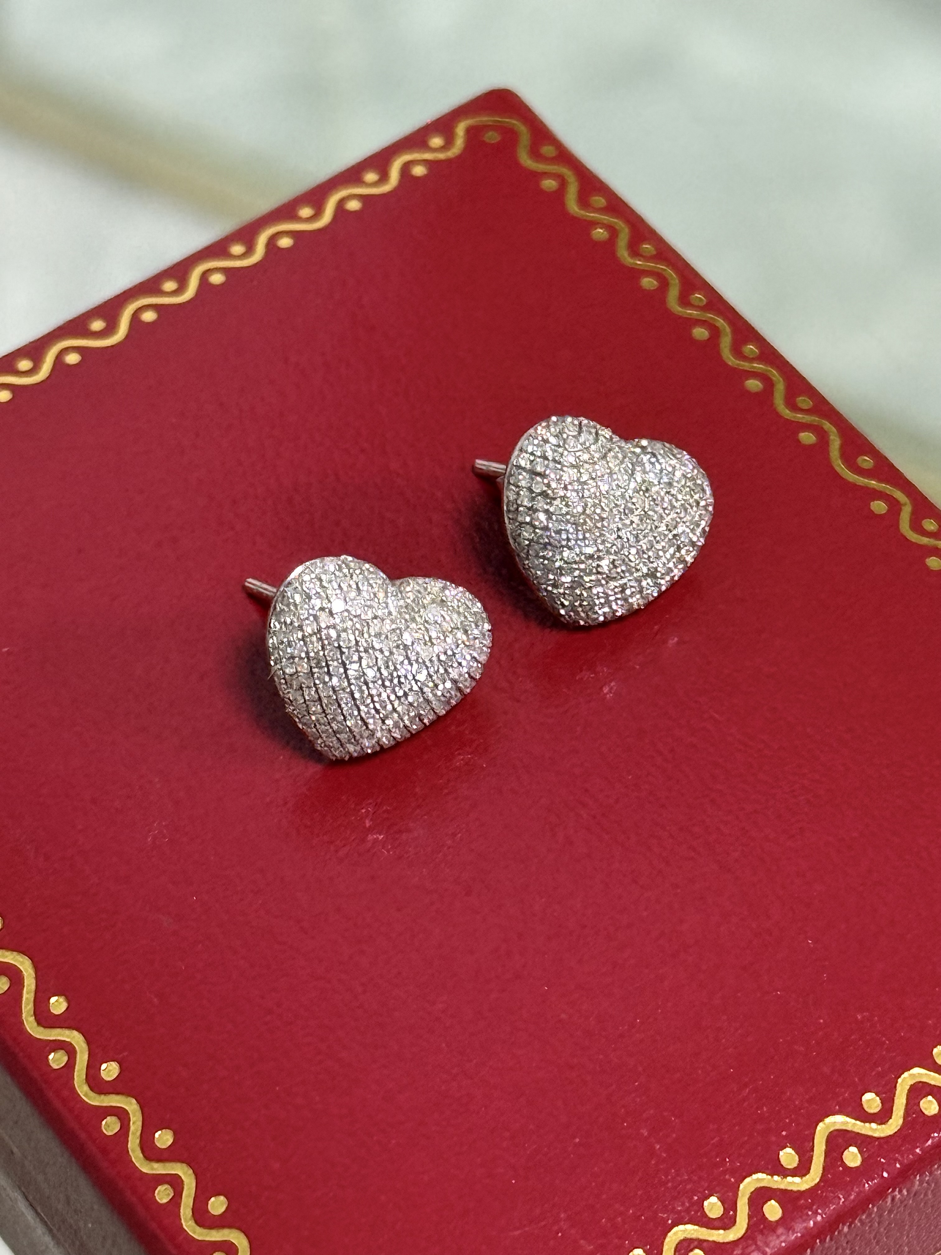 Aretes Oro 10kt y .60 Diamantes 