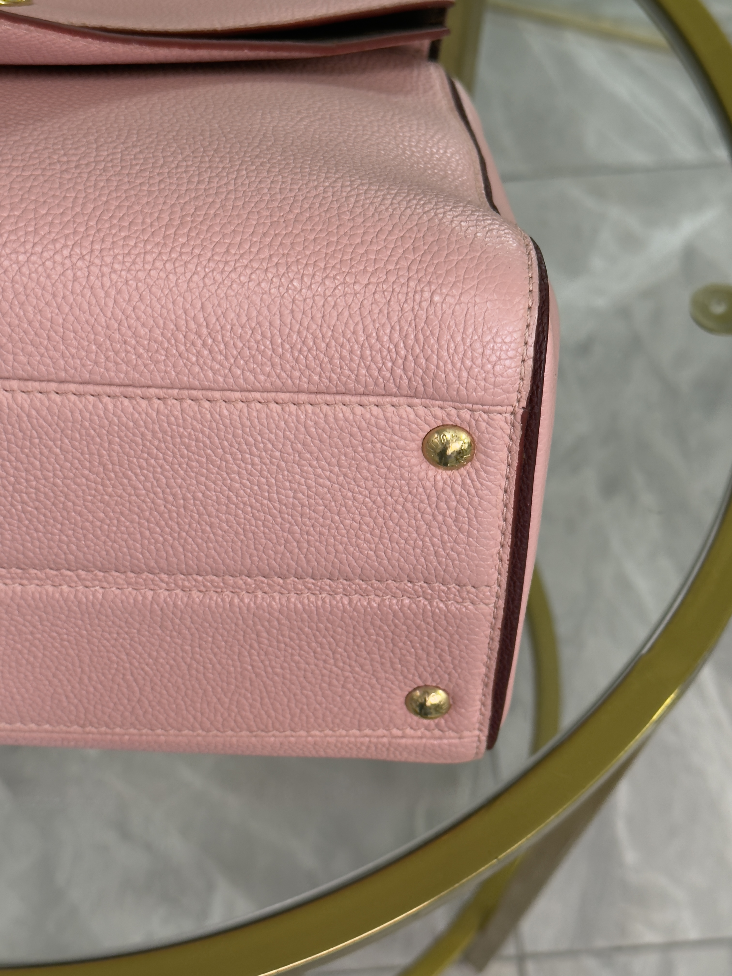 Louis Vuitton Crossbody/Tote Piel Rosa y Monogram 