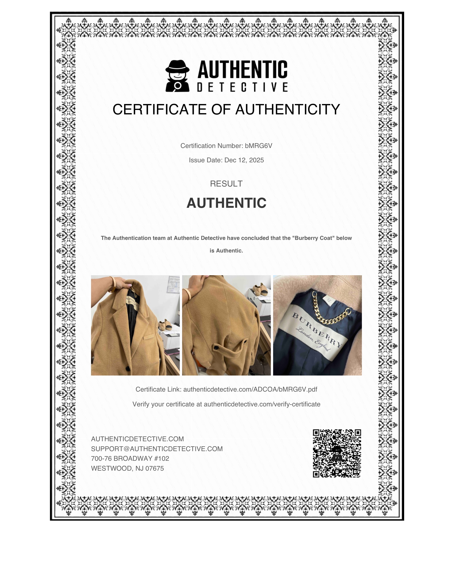 Burberry Abrigo Talla 42 (4/6)