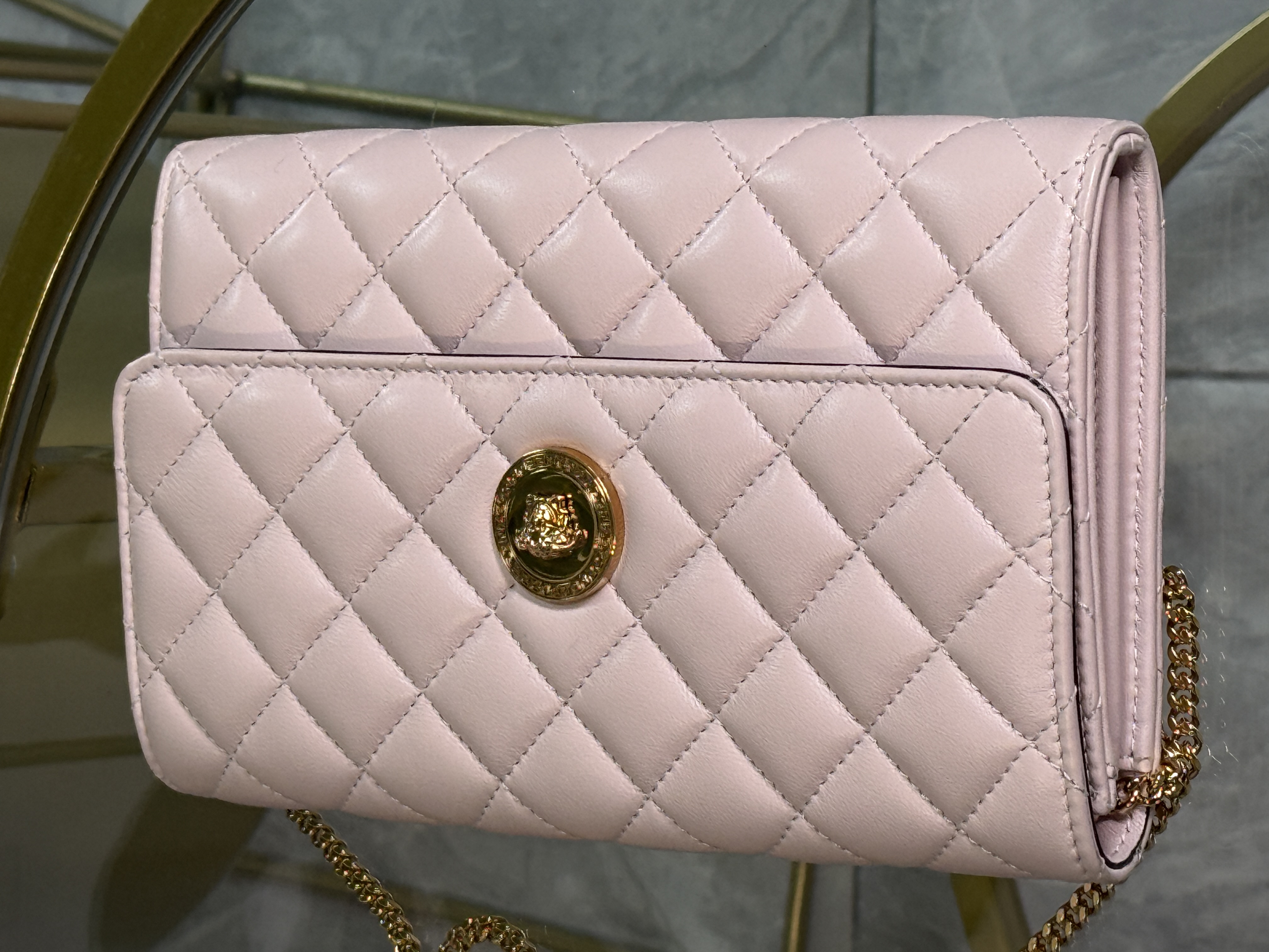 Versace Acolchada Soft Pink