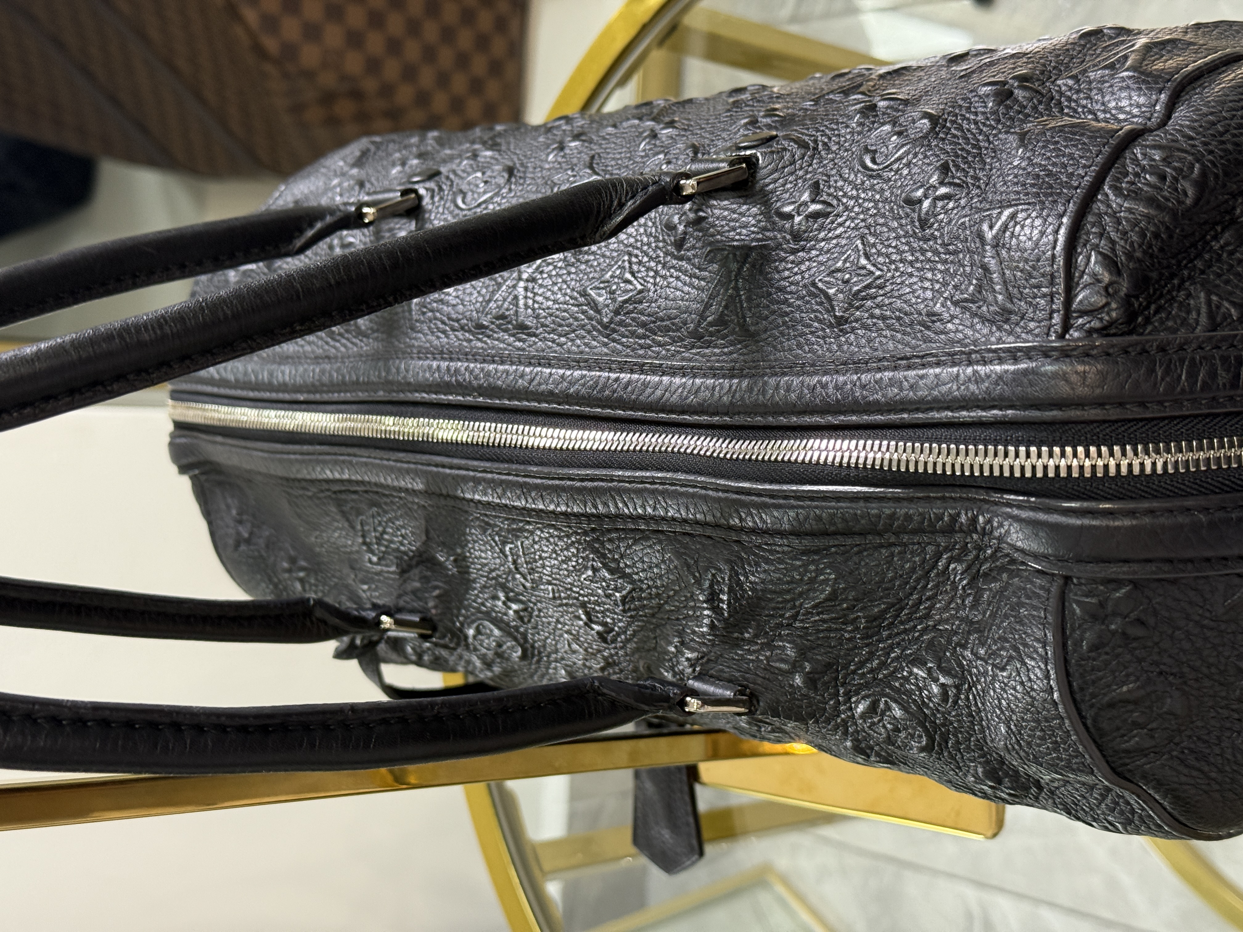 Louis Vuitton Papillon Empreinte Leather Negro   
